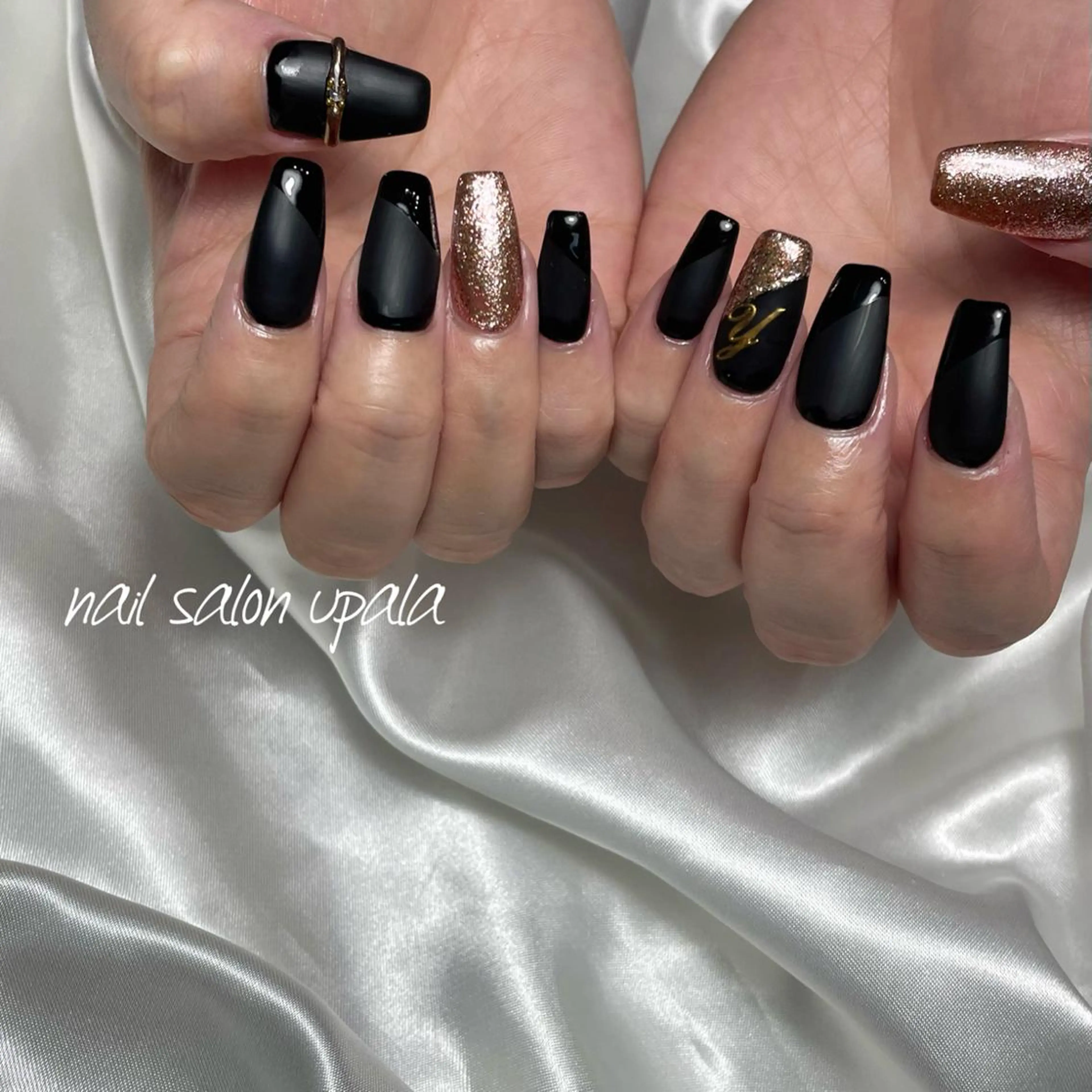 ネイル マットネイル ハンドネイル upala Mayukoのネイルデザイン