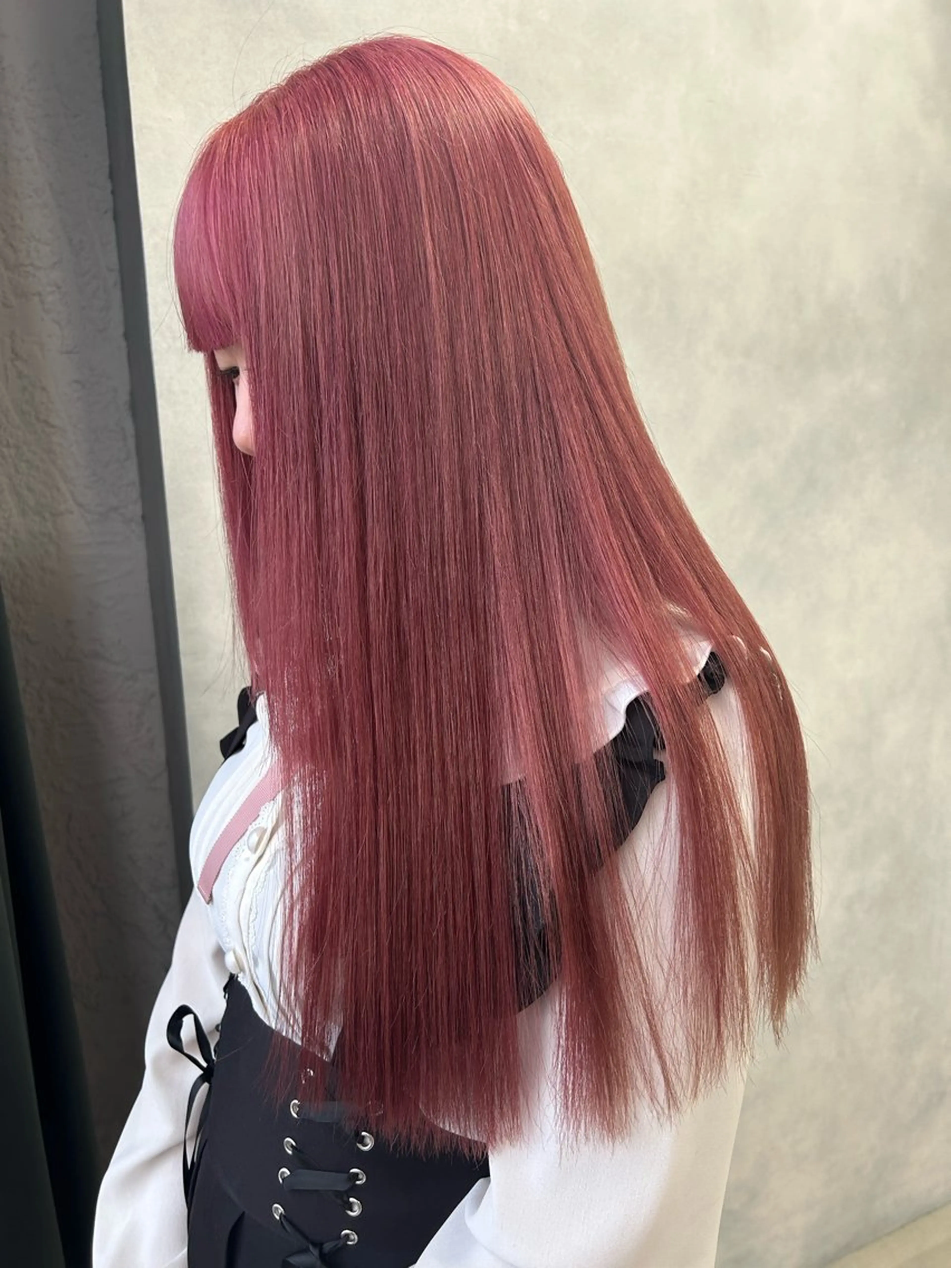 ミディアム カラー カット ヘアカラー トリートメント ✨ブリーチ特化✨ 💚Acchon💚のヘアスタイル