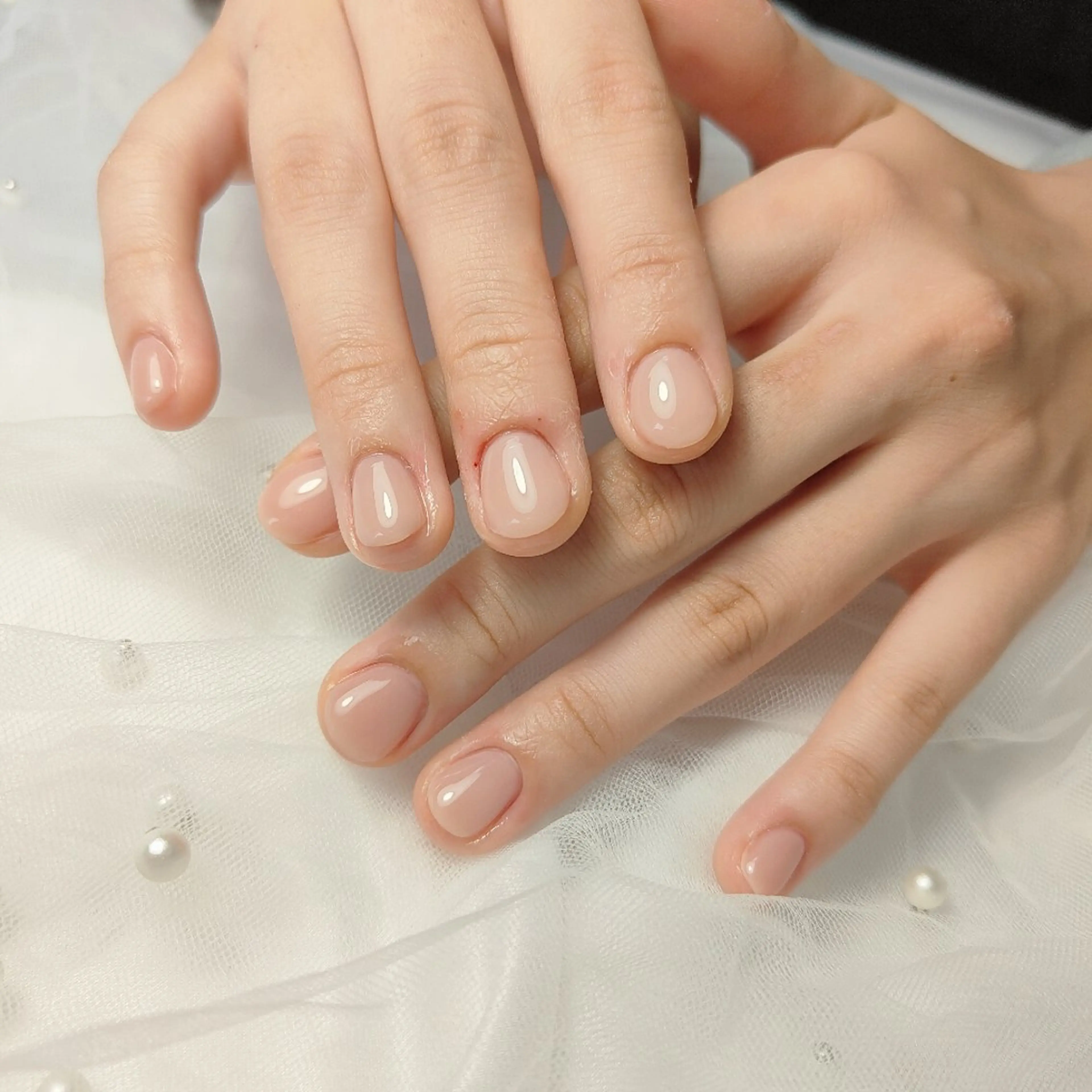 ネイル ショートネイル ハンドネイル CLEAR NAILのネイルデザイン