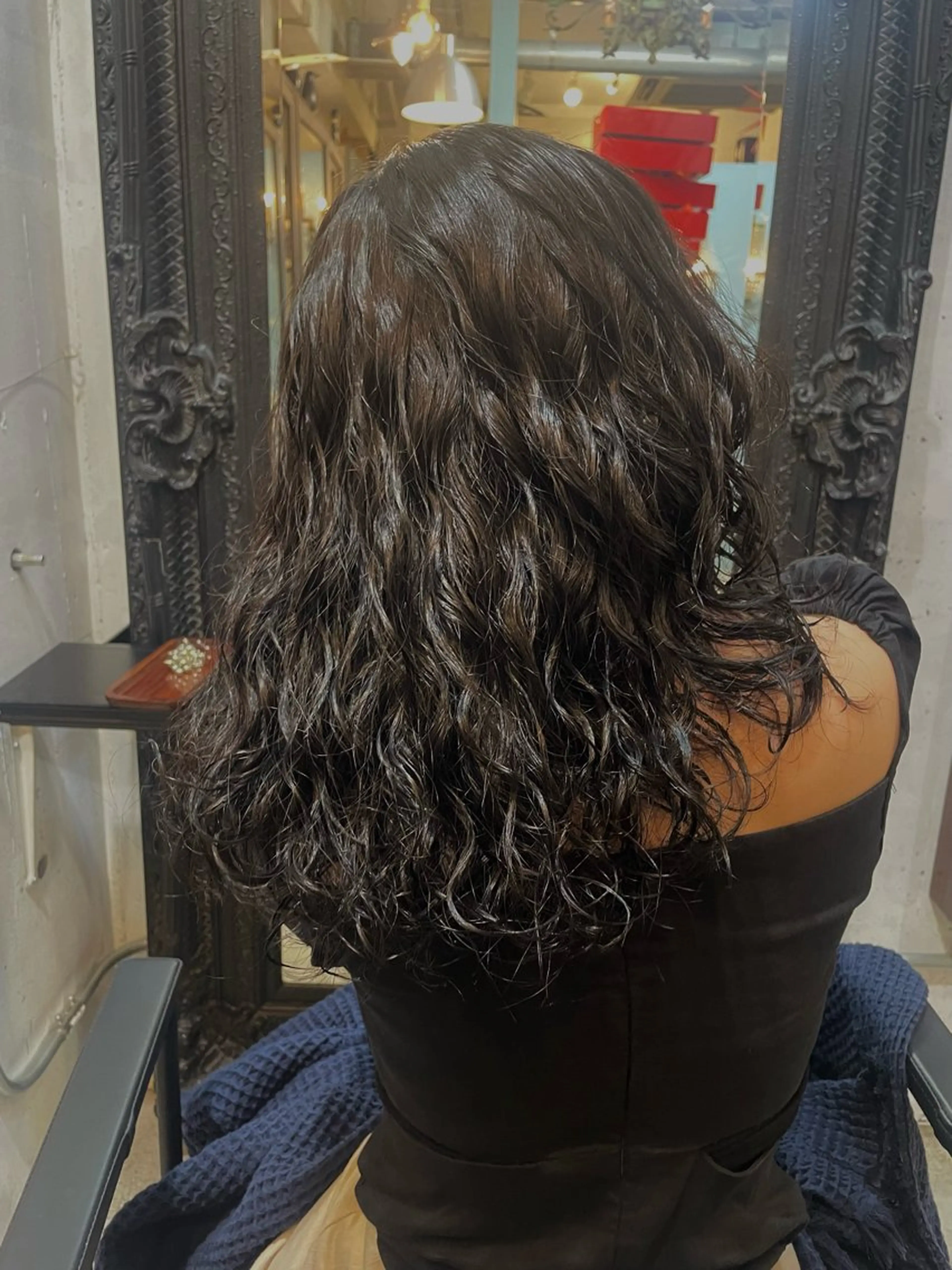 ロング パーマ パーマ BRIDGE所属・透明感カラー/パーマ hitomiのヘアスタイル