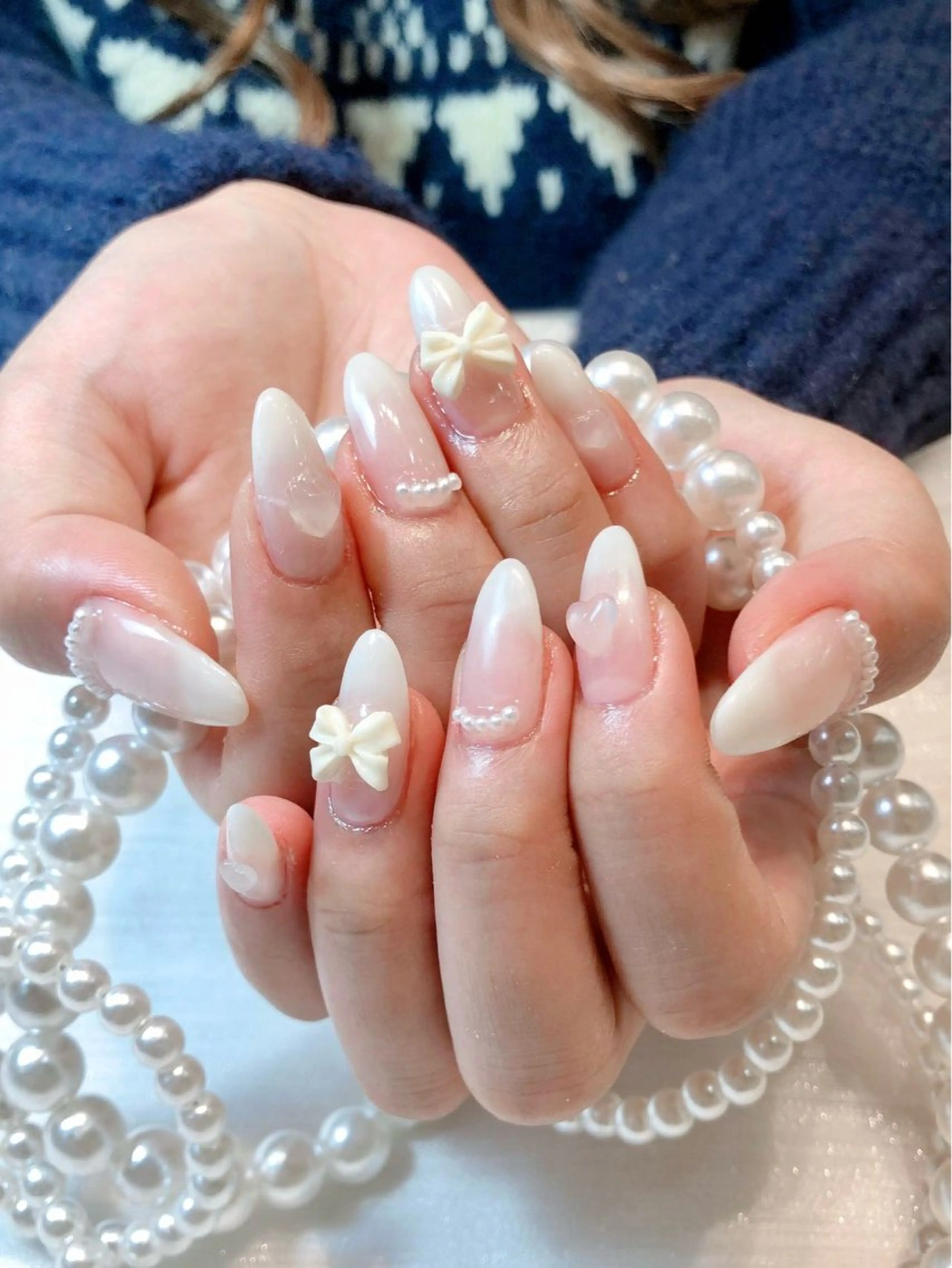 本店人気No.1チップ長さだし10本＋アートやり放題 16980の写真