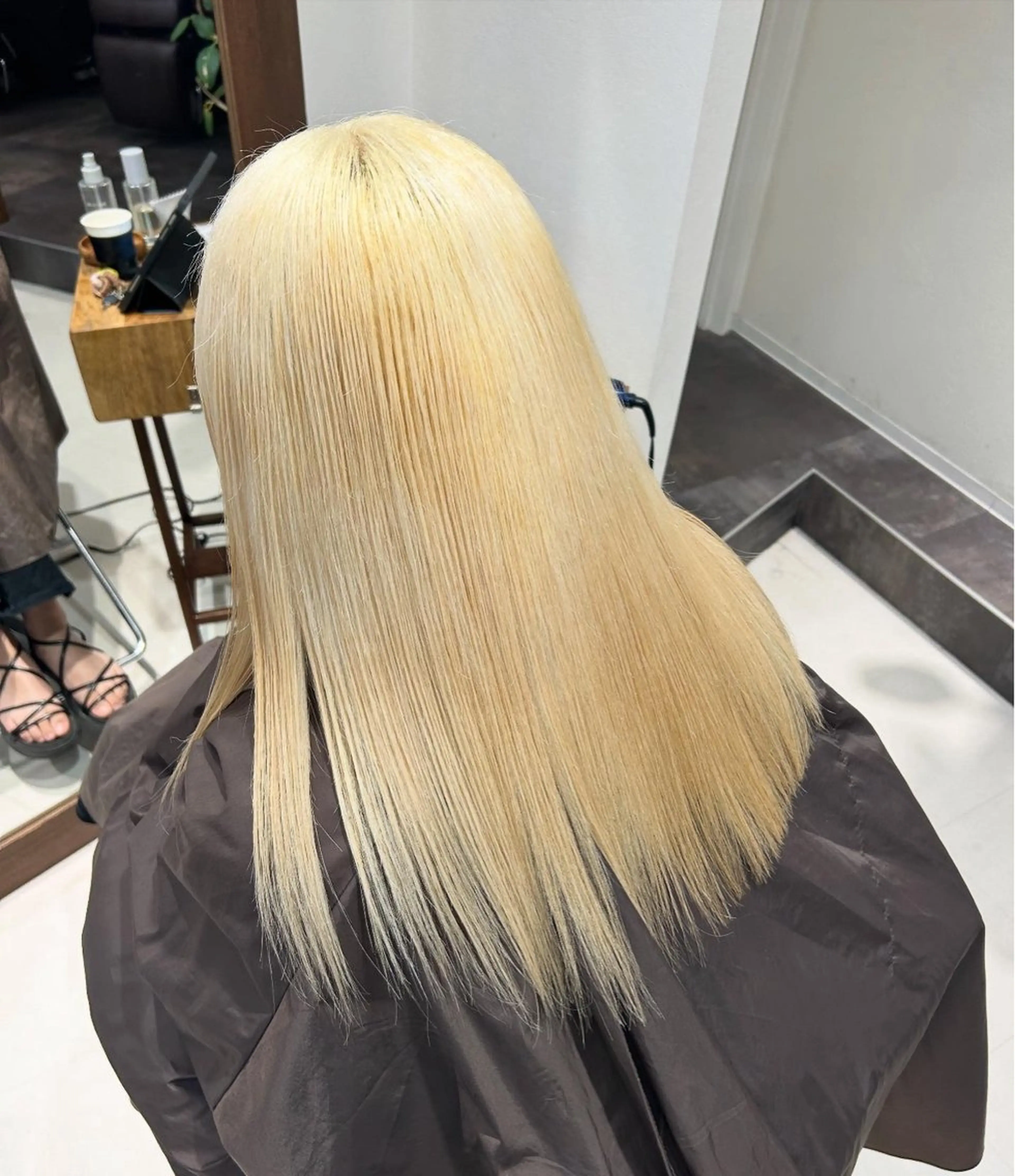 ロング カラー カット ヘアカラー トリートメント ハイトーン/エクステ /🎀YUINA🎀のヘアスタイル