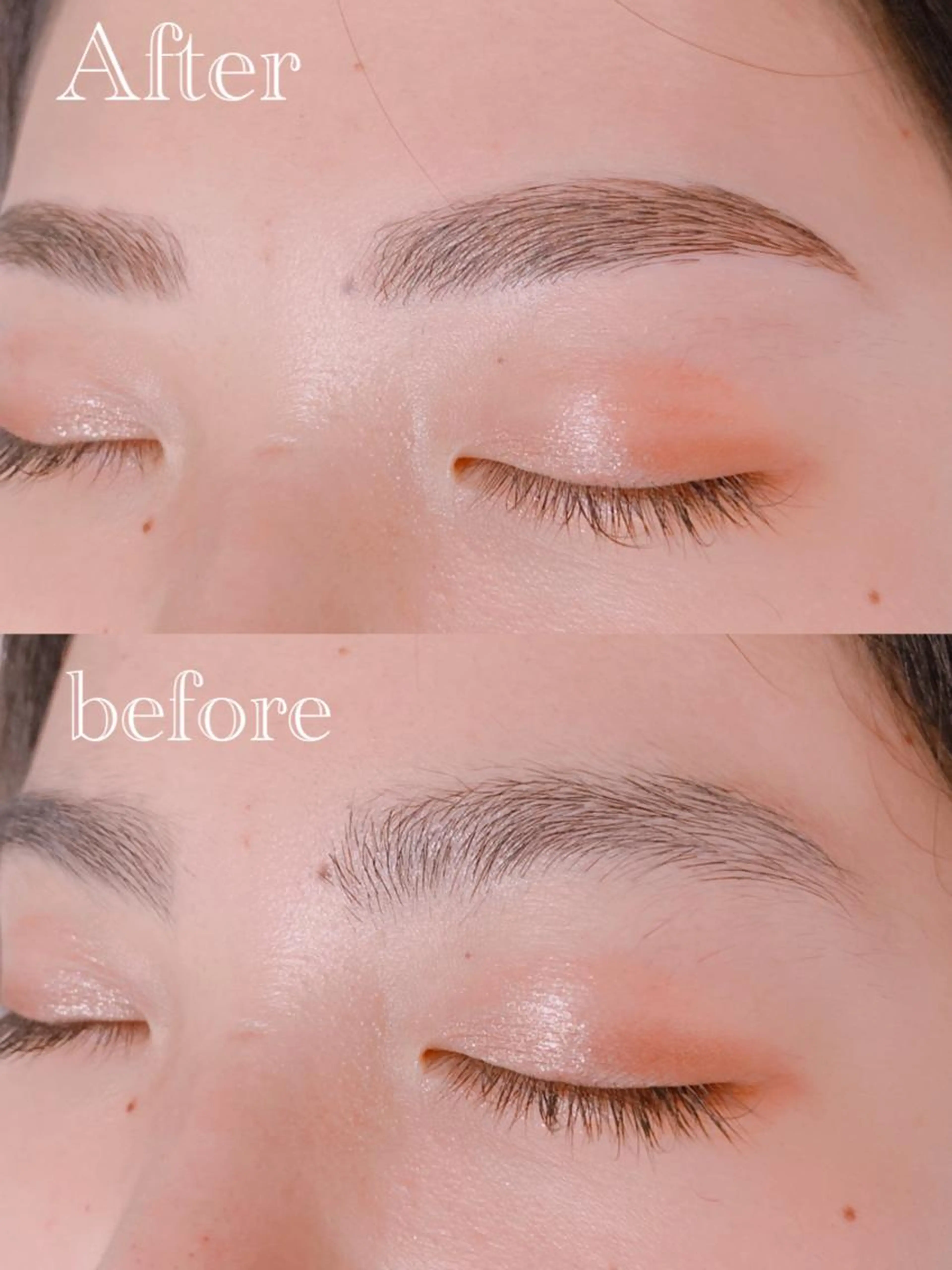 アイブロウリフト×メイク仕上げ ♡の写真