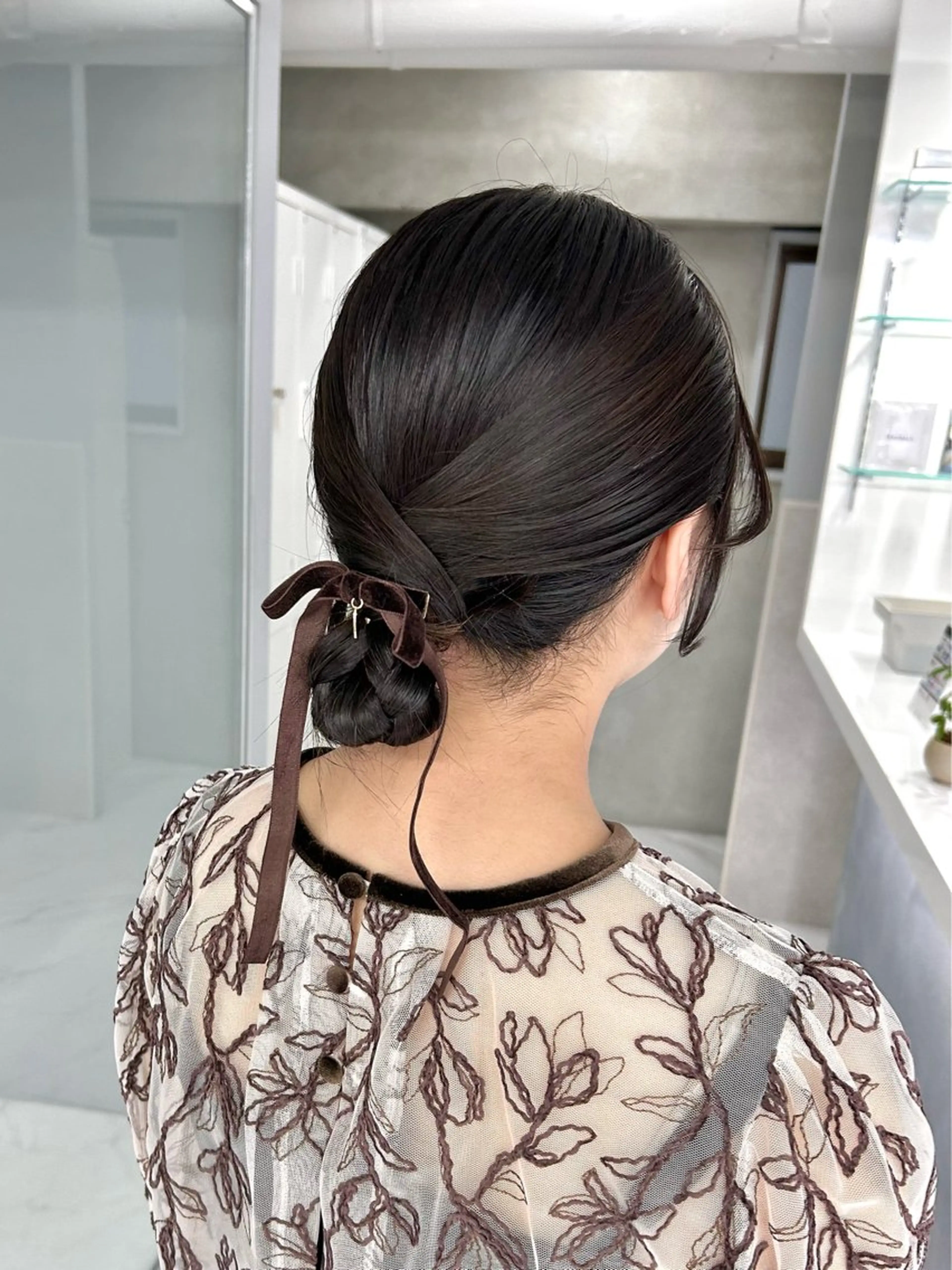 ミディアム ヘアアレンジ ヘアセット shizuna/天神 /メンズ/ボブのヘアスタイル