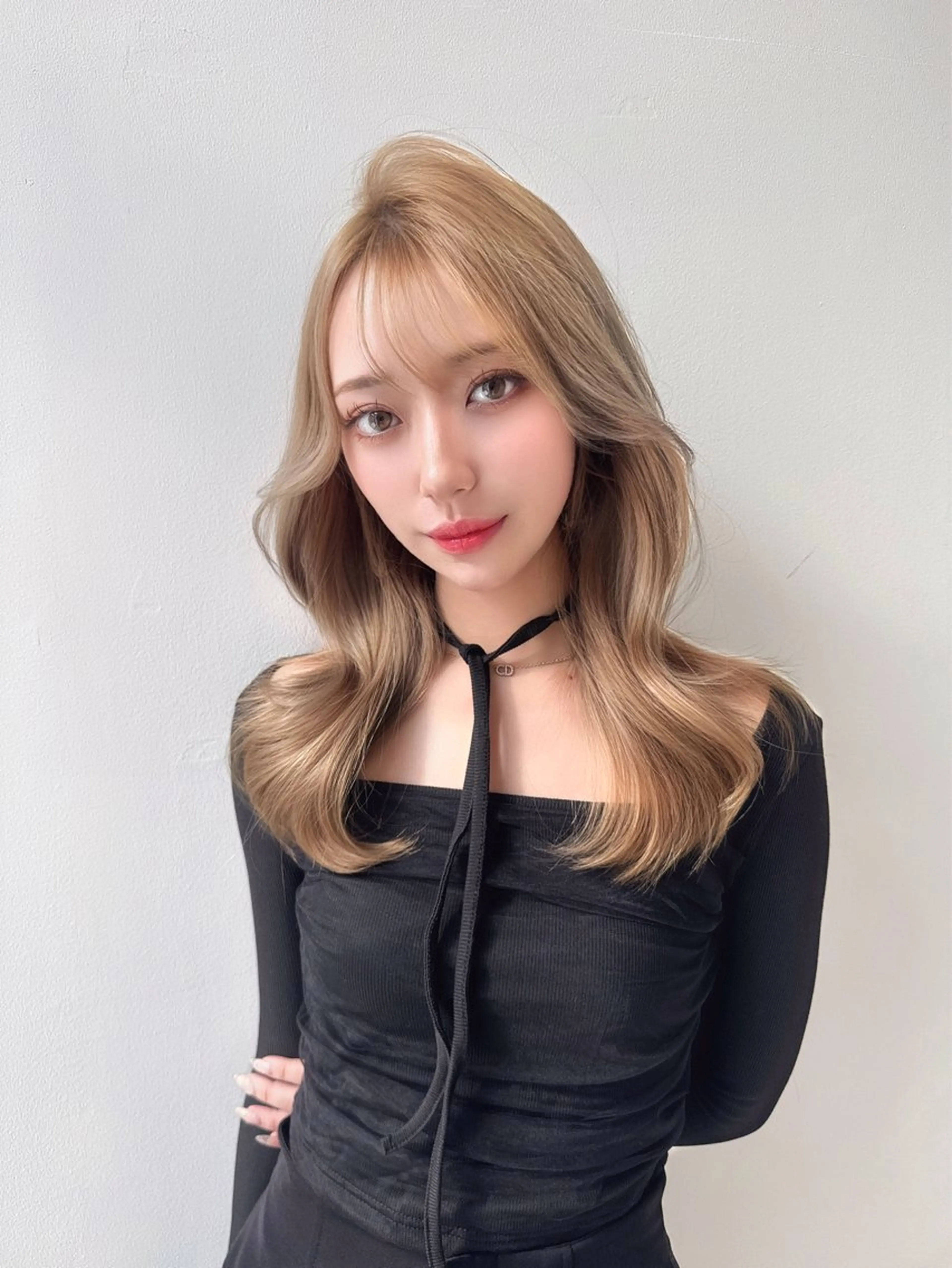 ロング カット ヘアカラー トリートメント 韓国ヘア/髪質改善 TAKAHIROのヘアスタイル