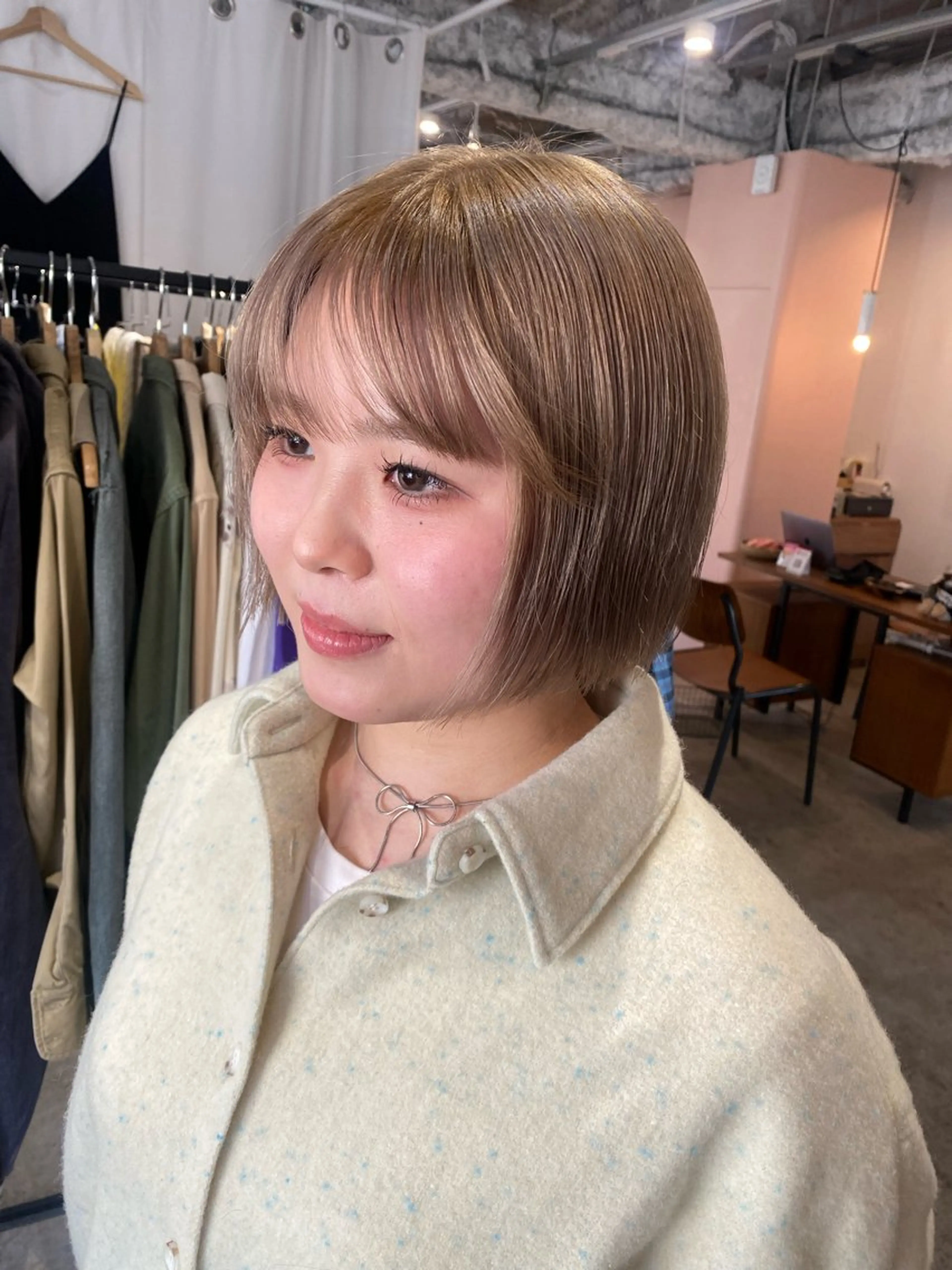ショート カラー カット ヘアカラー トリートメント Hayashi Shioriのヘアスタイル