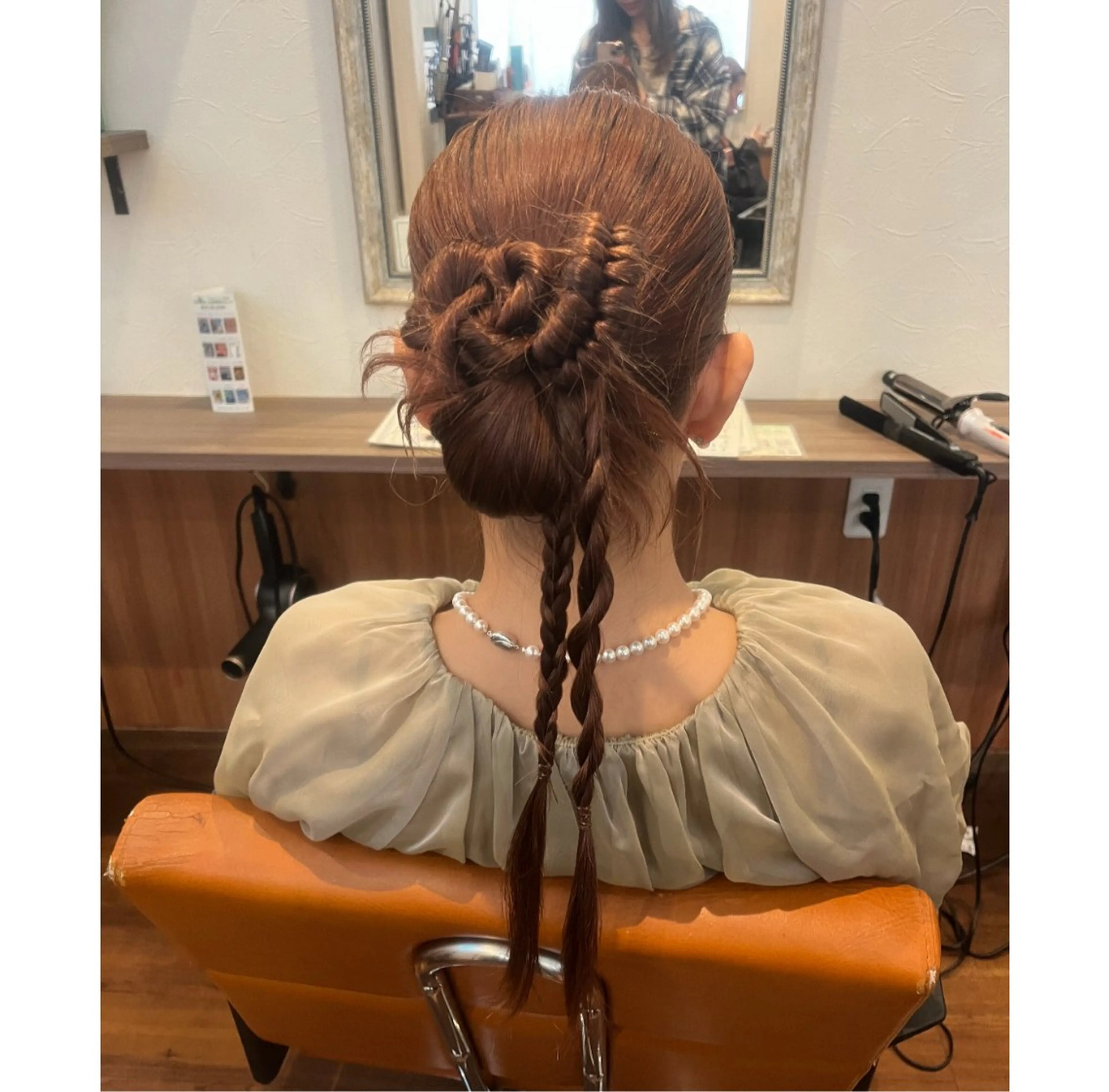 ヘアアレンジ Chocolat阿部野所属・なかじま ささらのヘアスタイル