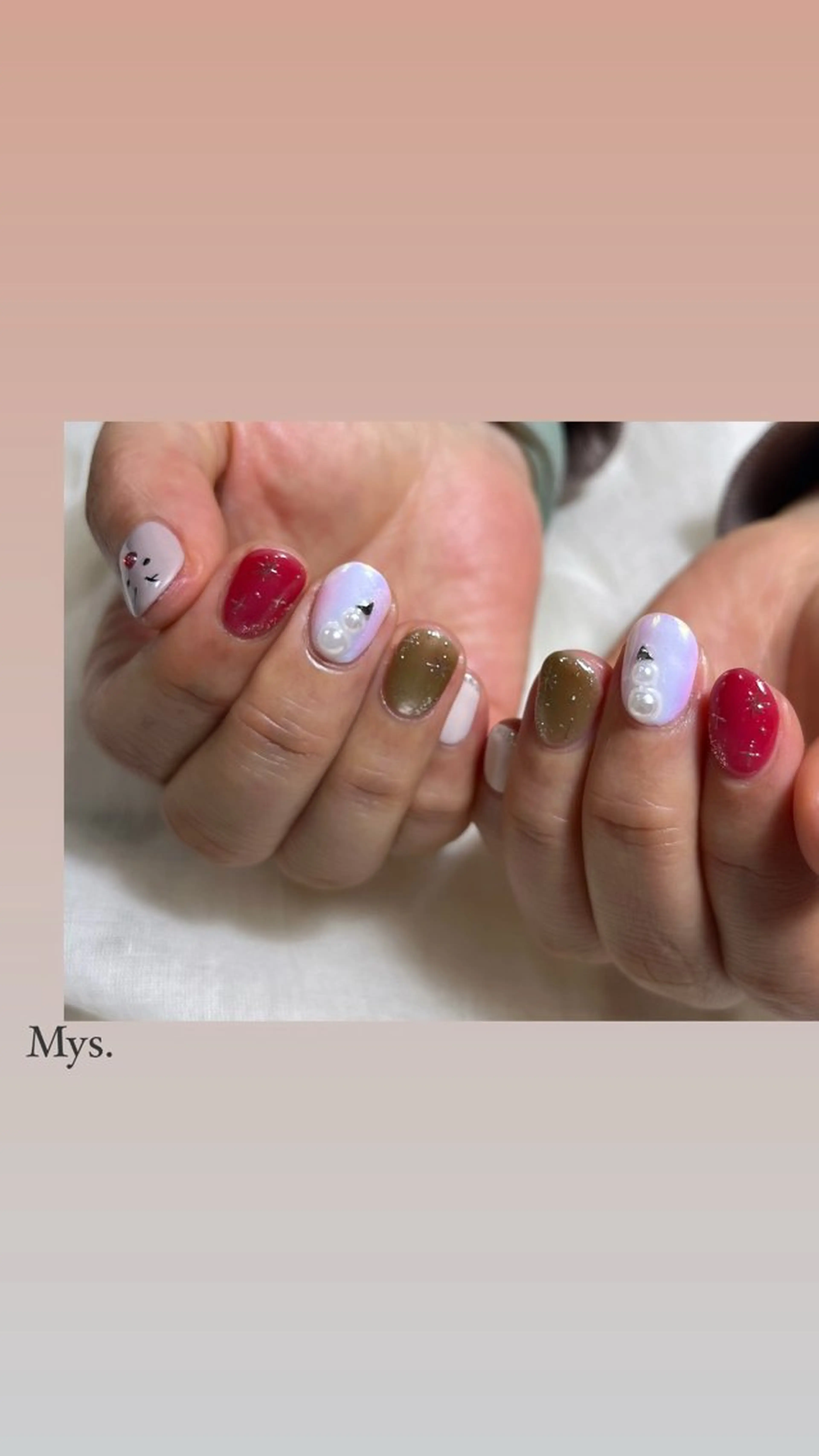 ネイル Mys. 松本結衣のネイルデザイン