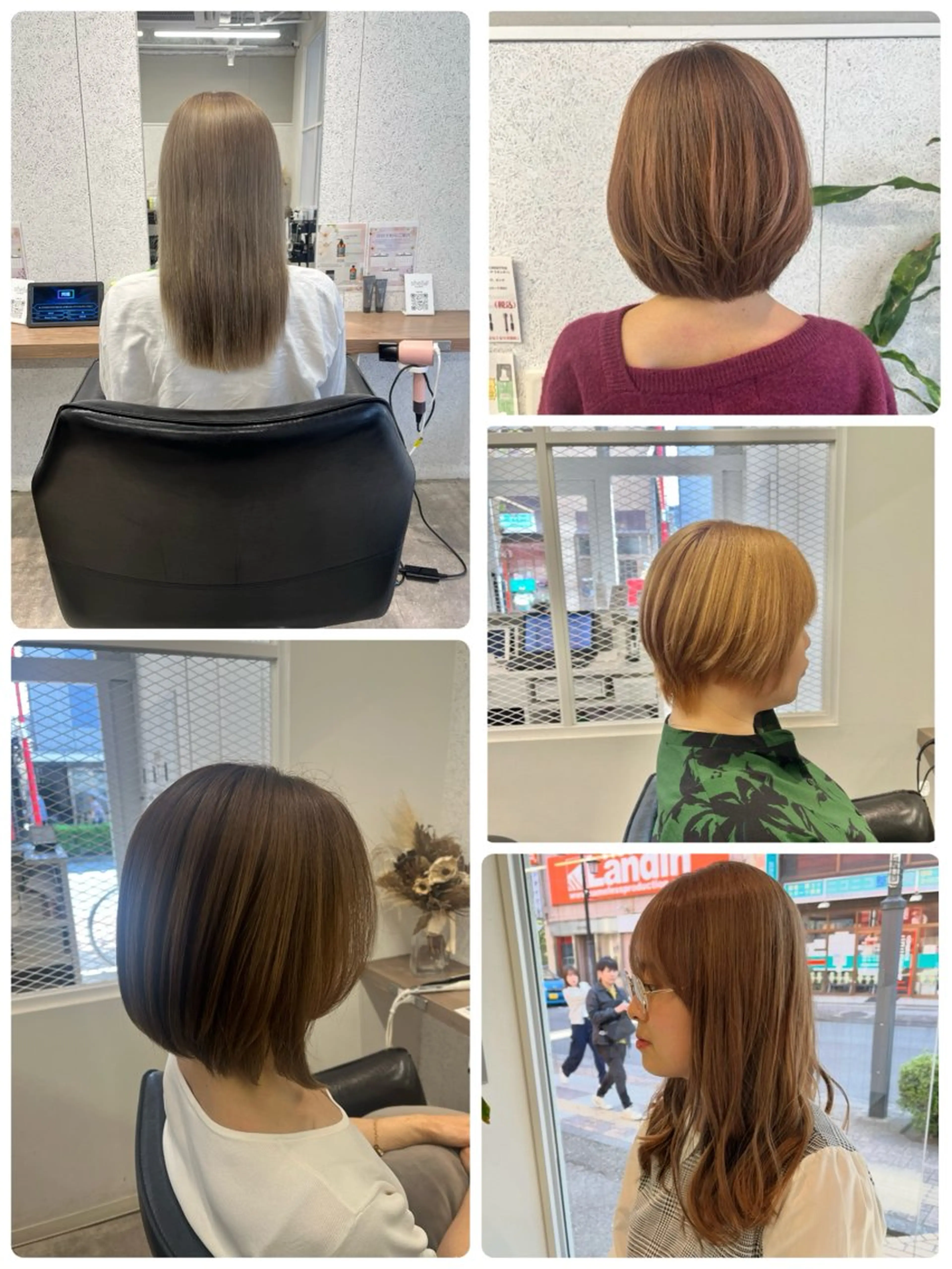 ミディアム カラー ヘアアレンジ ベージュカラー 透明感カラー 🍓艶髪/艶カラー ハイトーン/しんたにのヘアスタイル