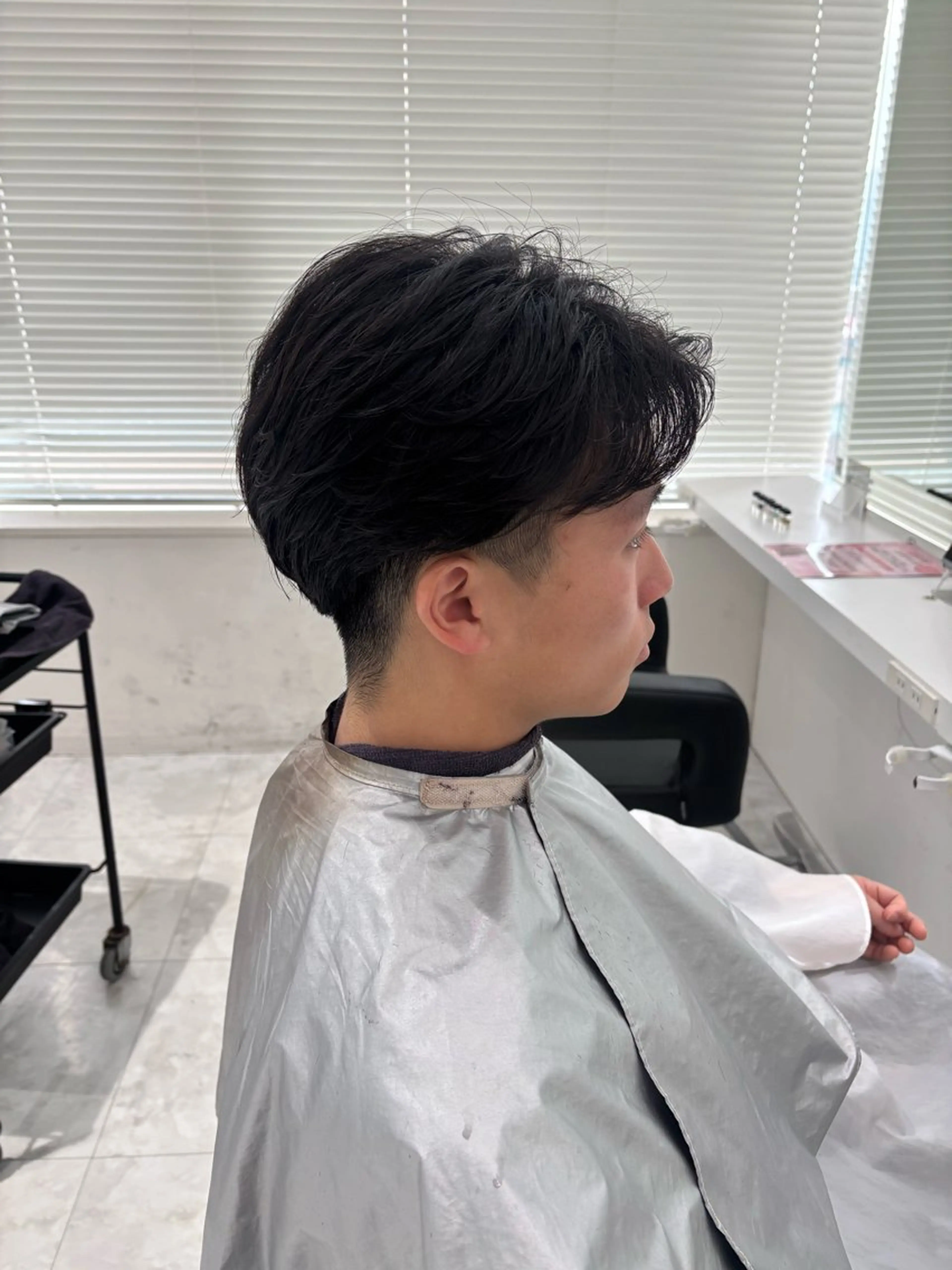 メンズ カット パーマ 銀座/ショート/ メンズ/HINOKIのヘアスタイル