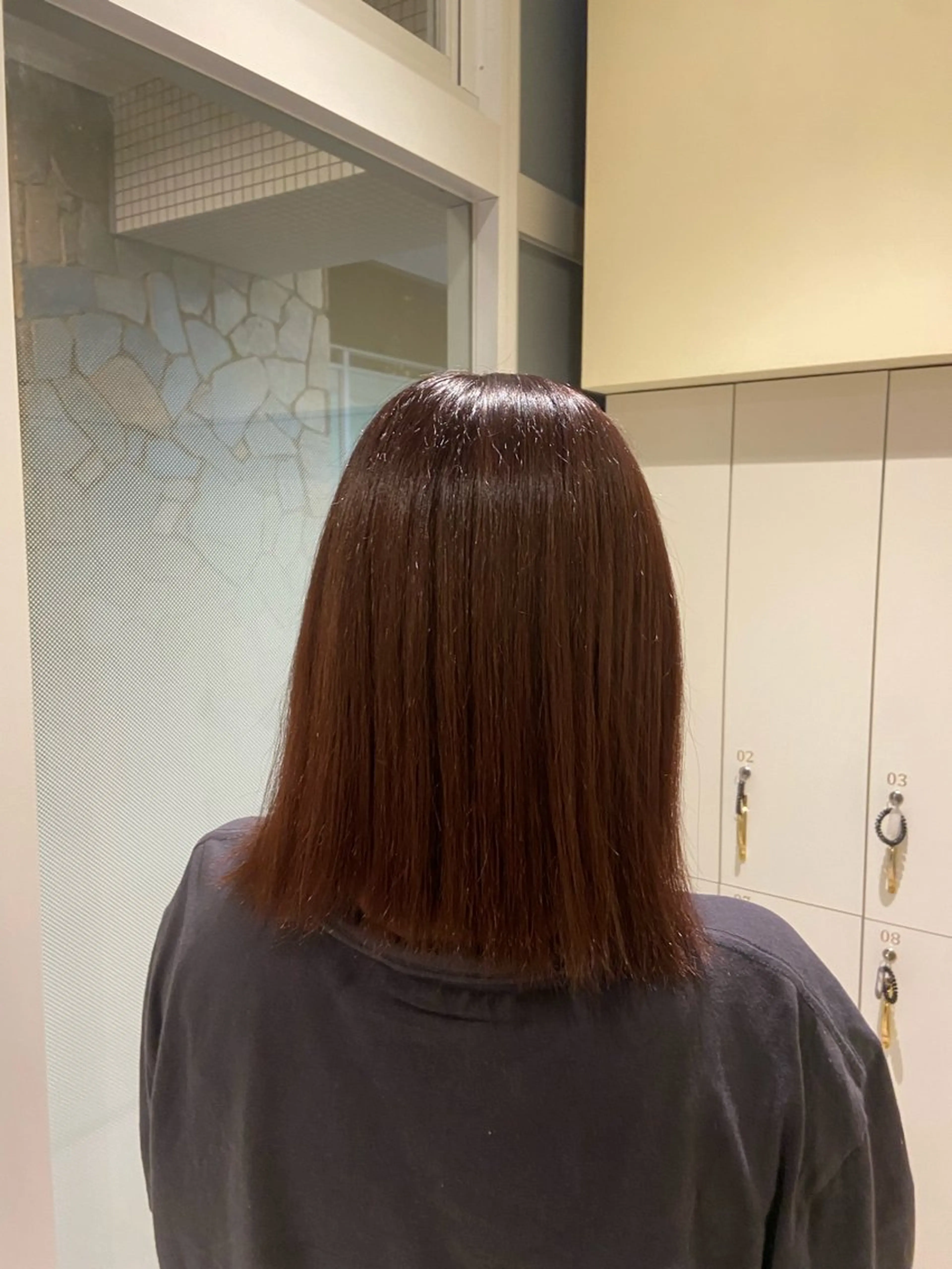 ミディアム 髪質改善✨/ 透明カラー🫧れいなのヘアスタイル