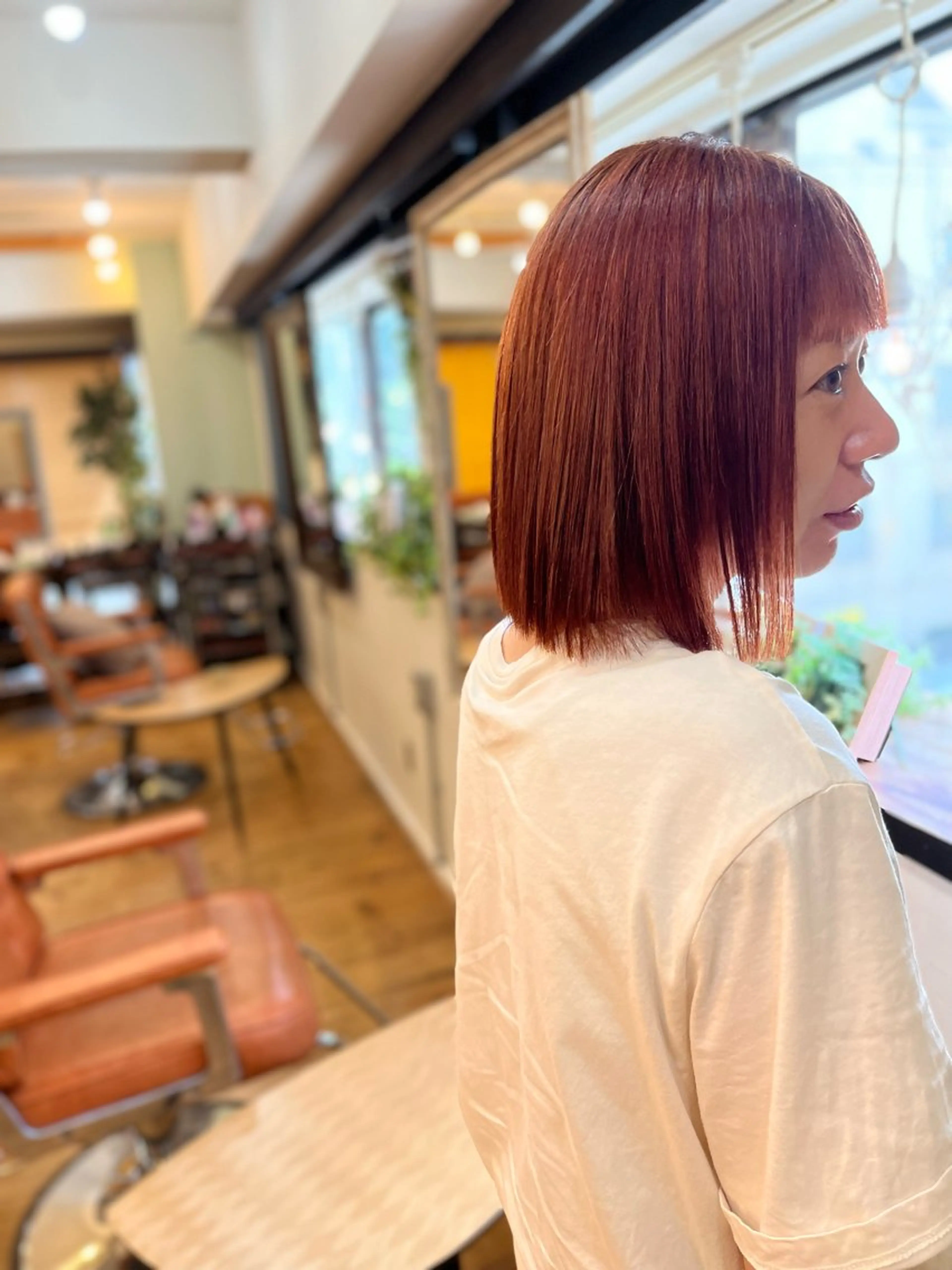 ミディアム ⚪️髪質改善 縮毛 店長 コウ⚪️のヘアスタイル