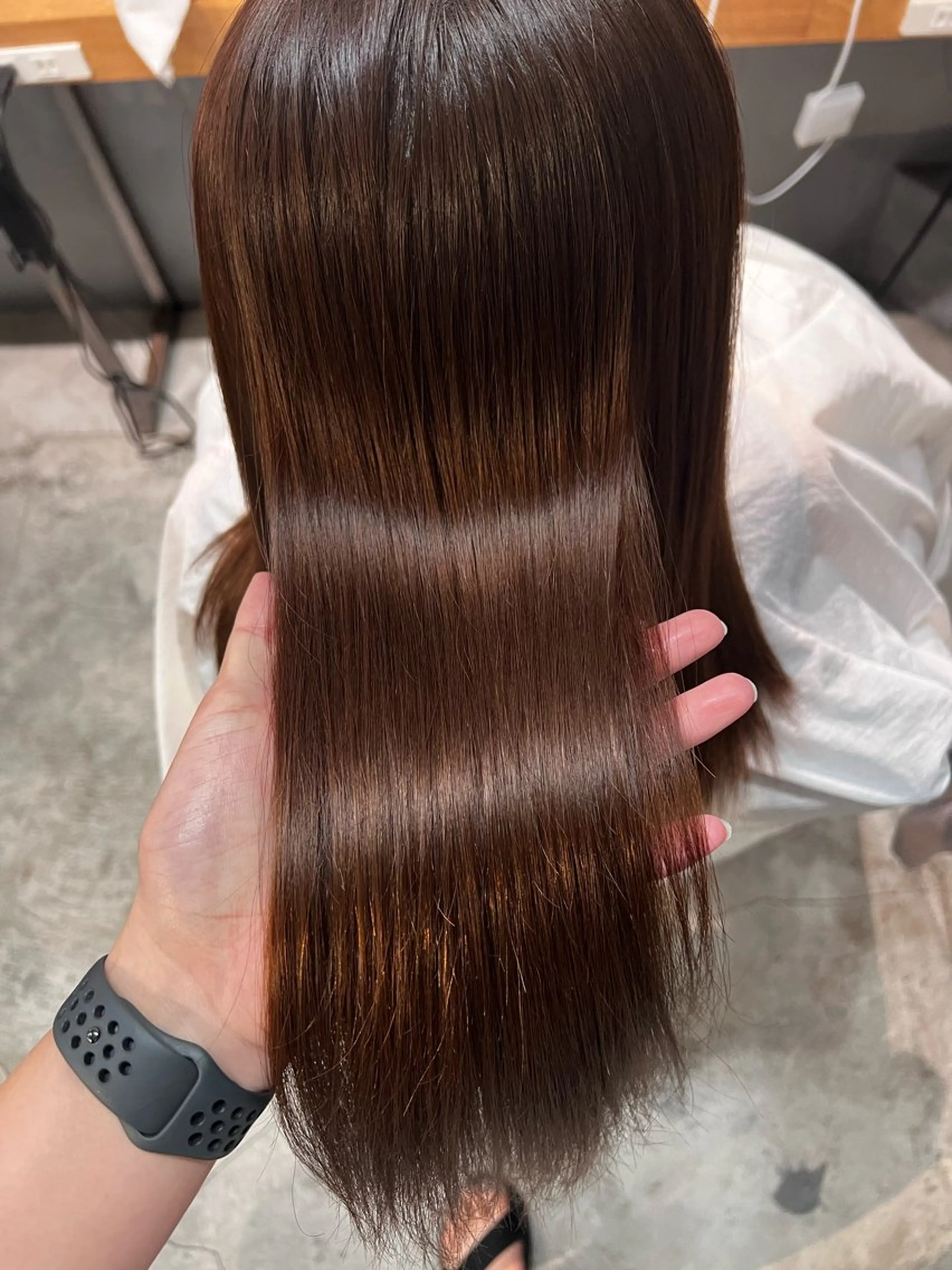 【初回限定】〔ブリーチ履歴のある方〕カット＋髪質改善ストレート+トリートメントの写真