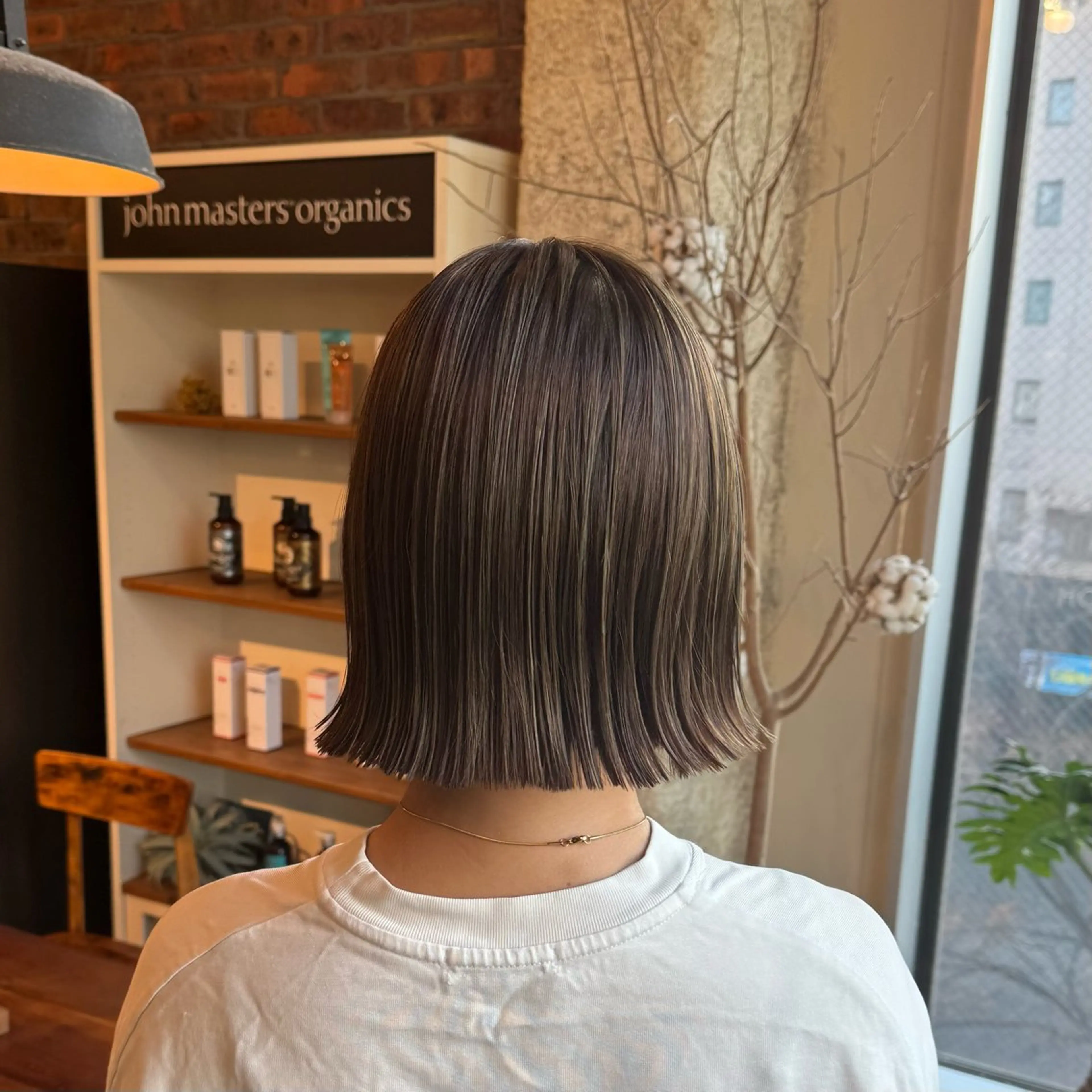 ミディアム カット ヘアカラー トリートメント theBRIDGE/ 神谷ゆうなのヘアスタイル