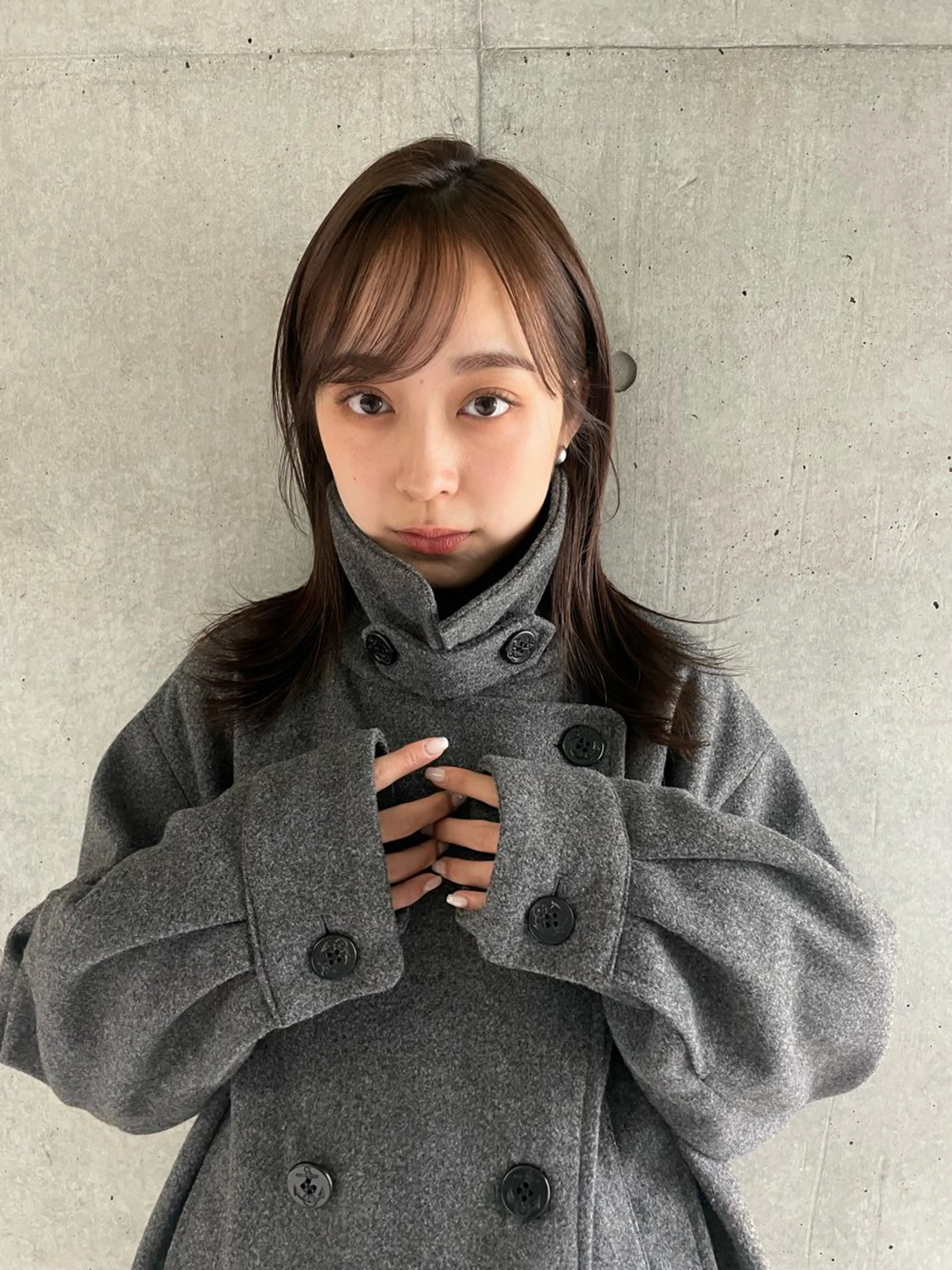 セミロング ヘアカラー トリートメント 似合わせ/透明感 /レイヤー/りほ🤍のヘアスタイル