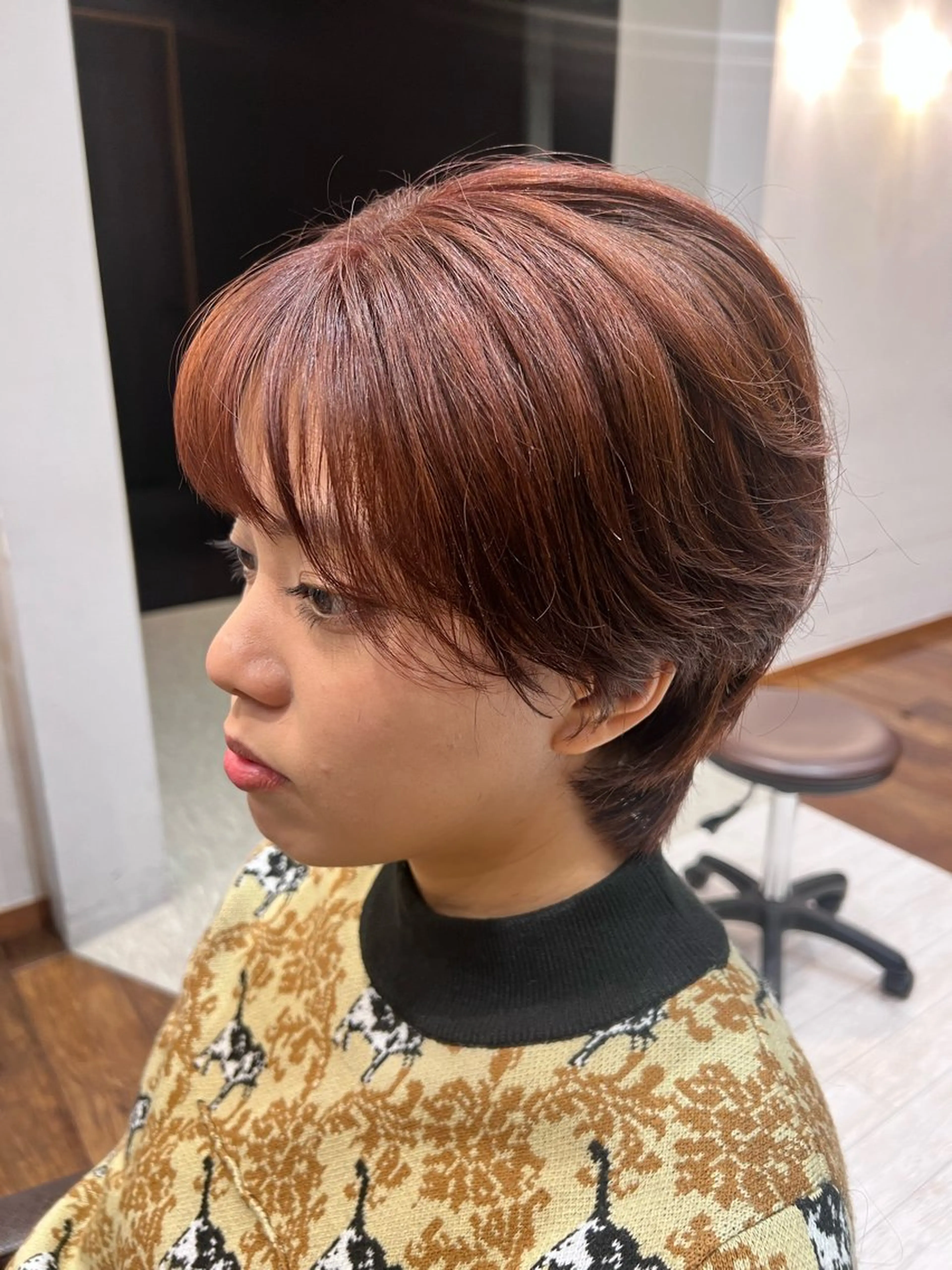 ショート カラー ピンクカラー 🌻井上 マリー🌻のヘアスタイル