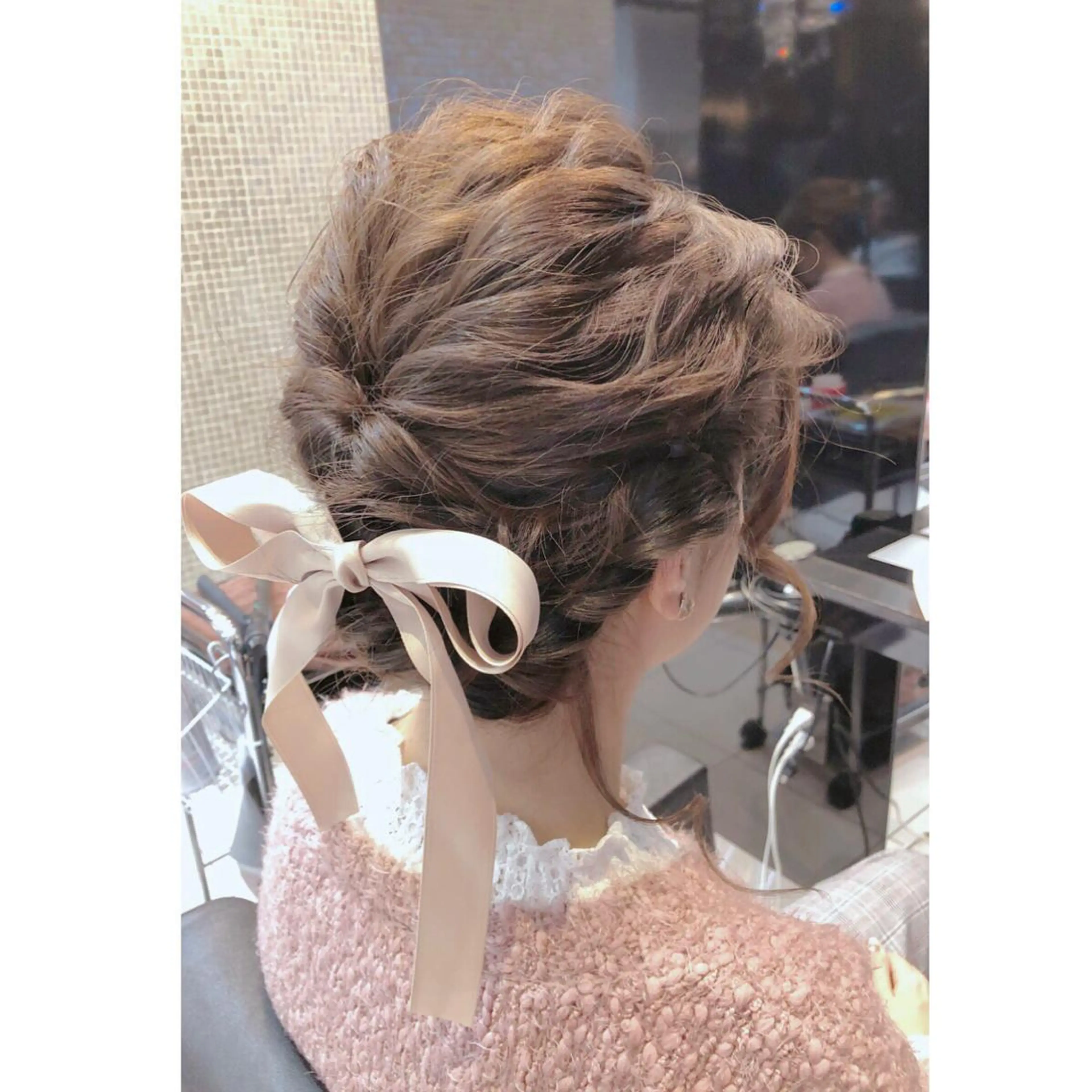 セミロング ヘアアレンジ ヘアセット 女性リピ90%🍨 🩷佐藤みずきのヘアスタイル