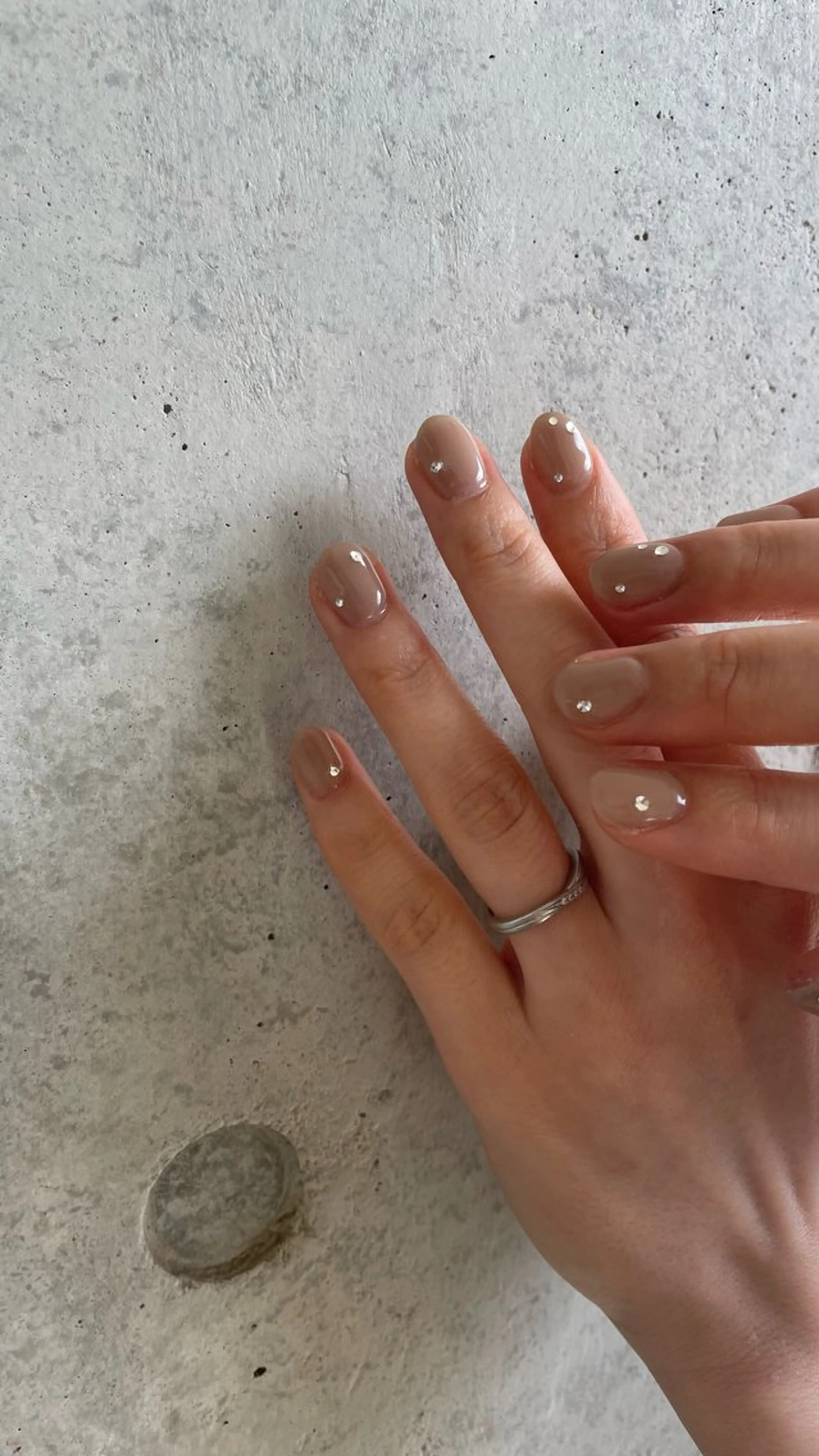 ネイル ストーンネイル ハンドネイル H'ami (haruka)のネイルデザイン