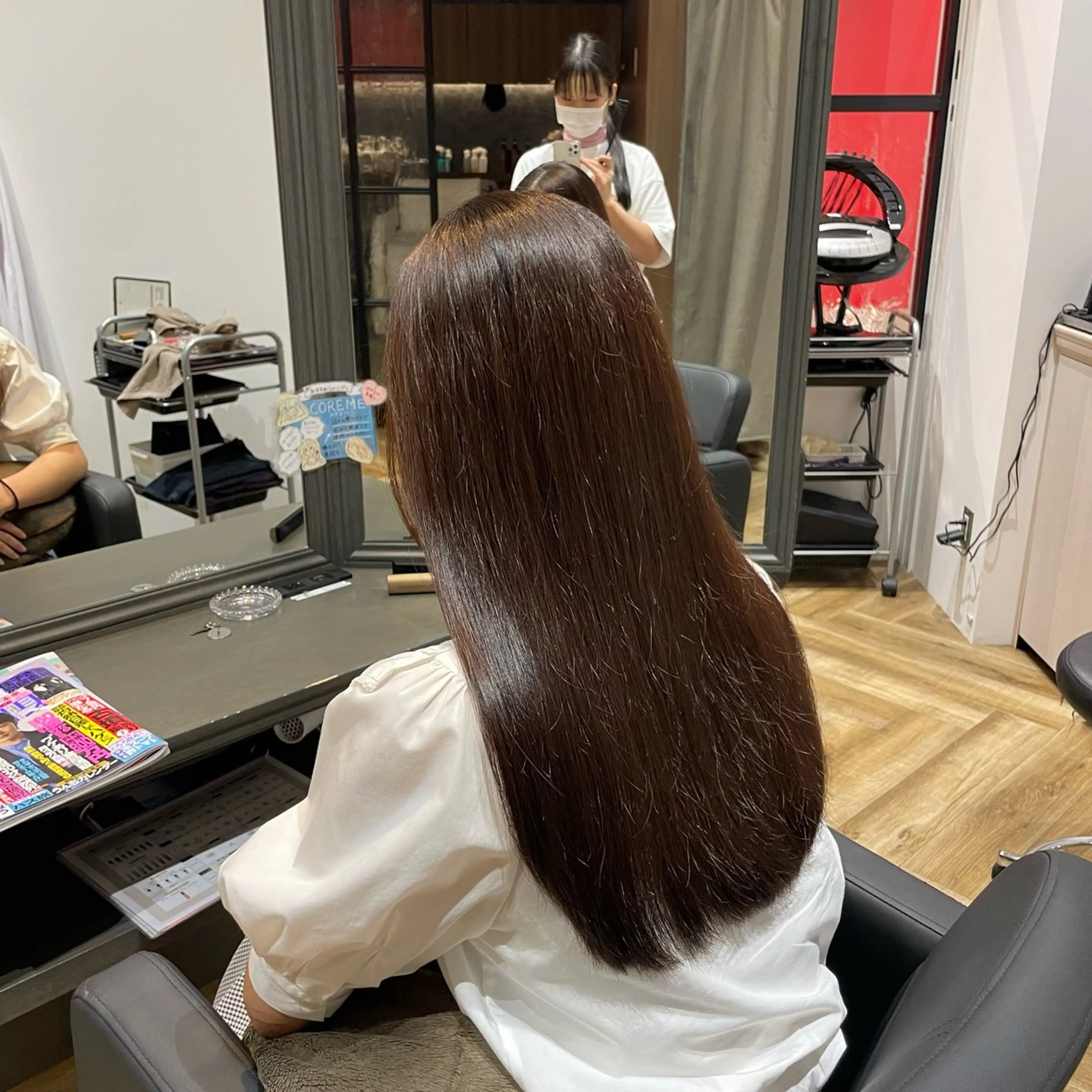 ロング 服部 未夢のヘアスタイル