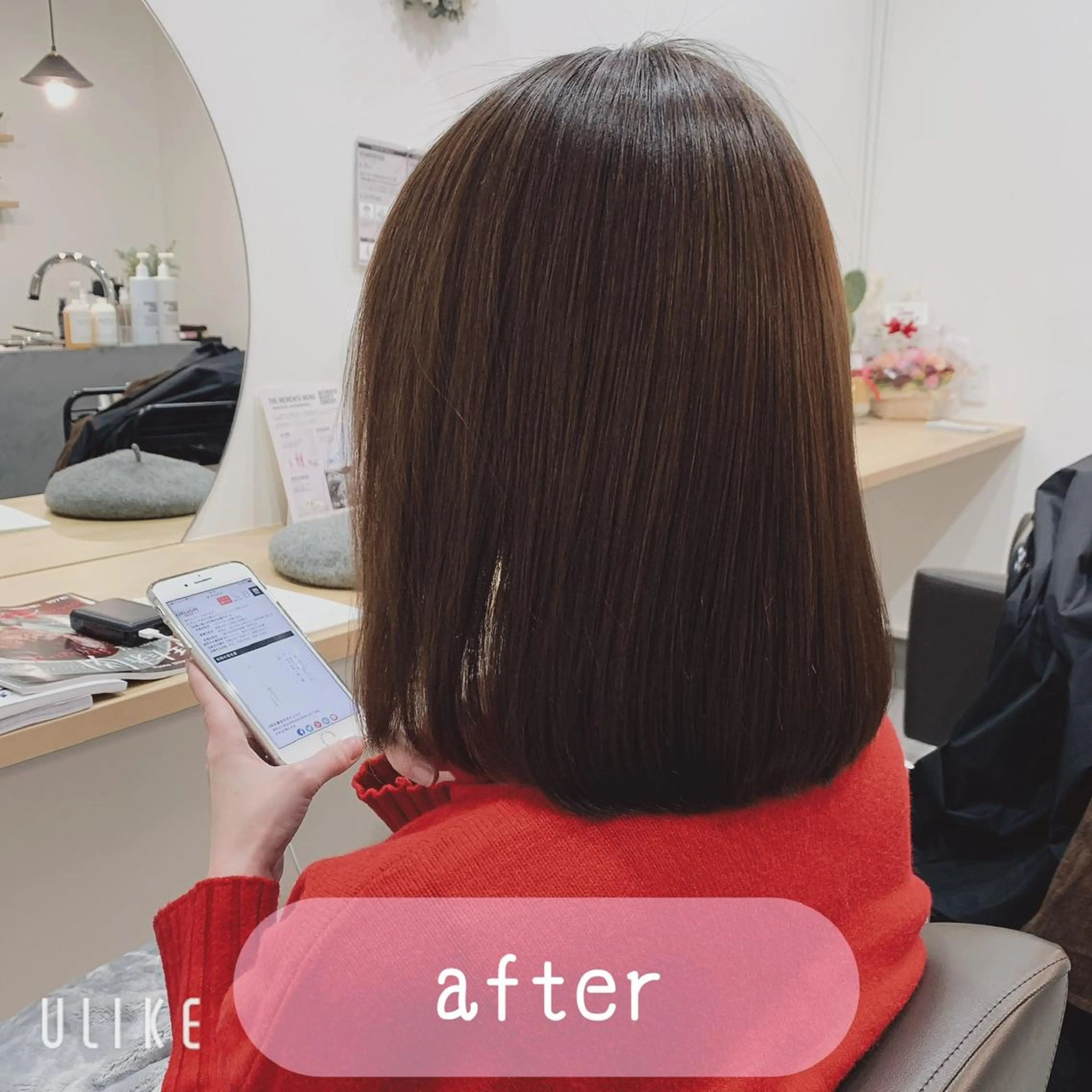 ミディアム ミディアムパーマ Lien所属・衣笠 雅俊のヘアスタイル