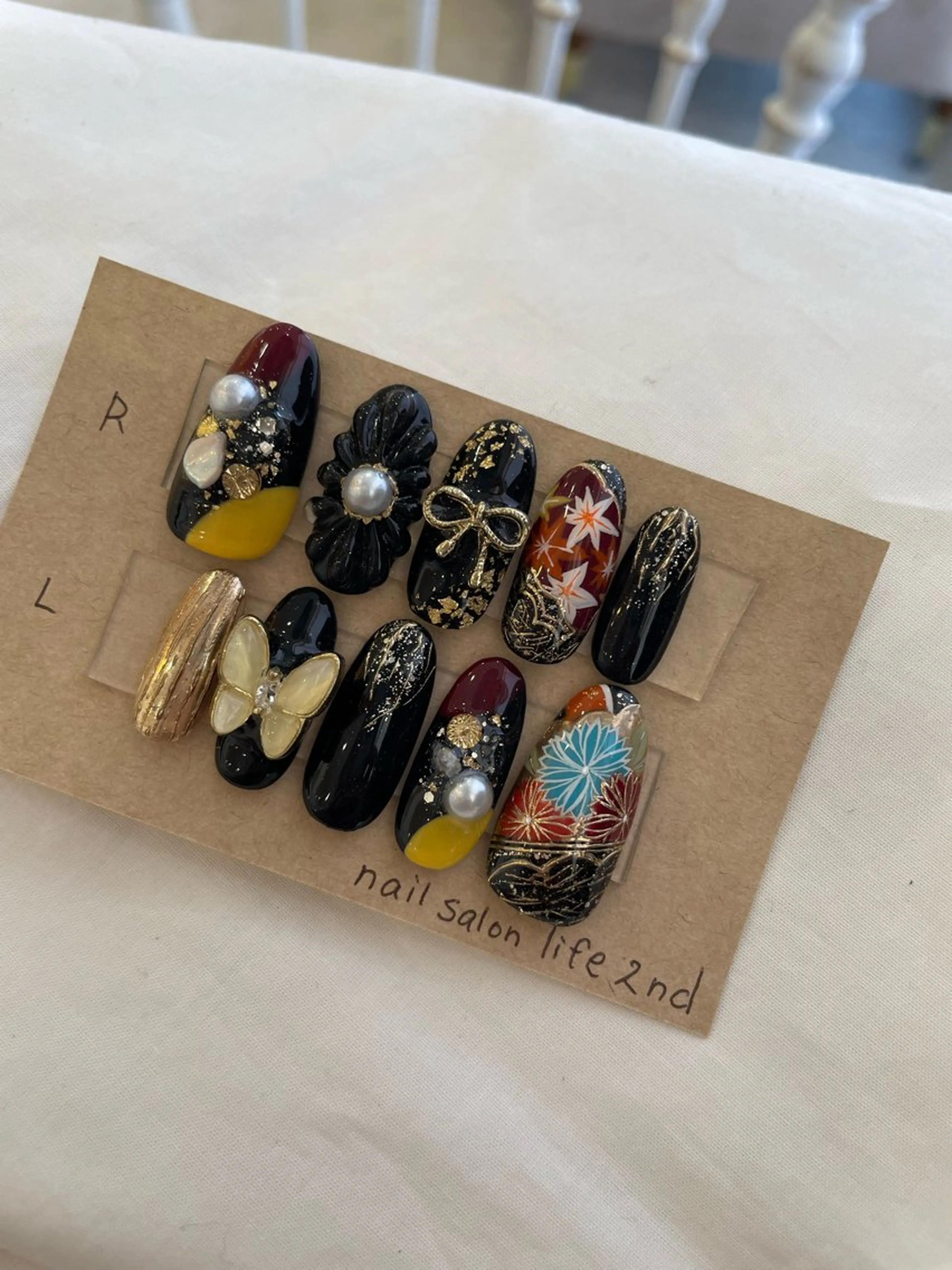 ネイル 成人式 ネイルチップ LIFE miyuのネイルデザイン