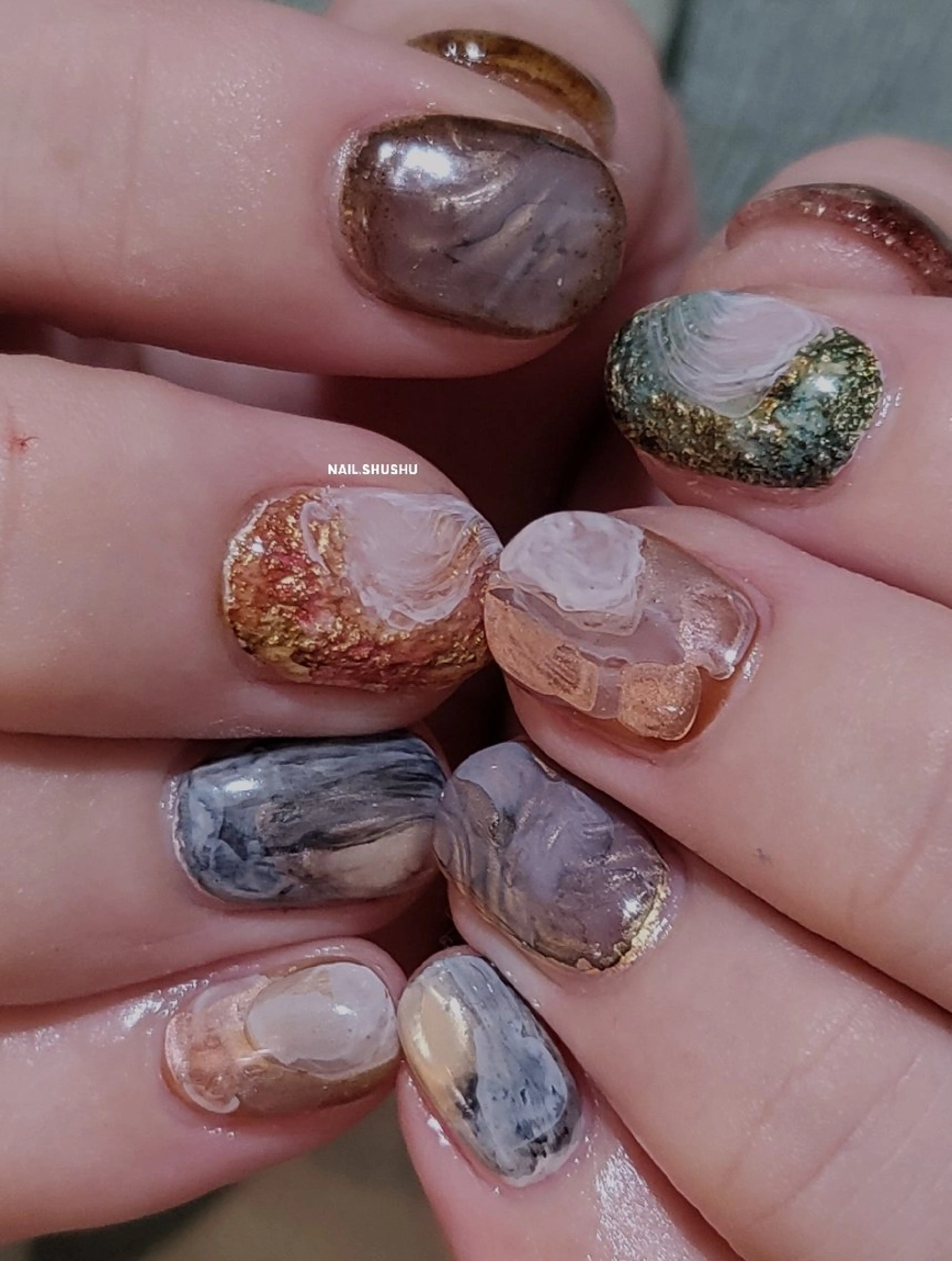 ネイル 3dパーツ/流行り 👧shushu❤️のネイルデザイン
