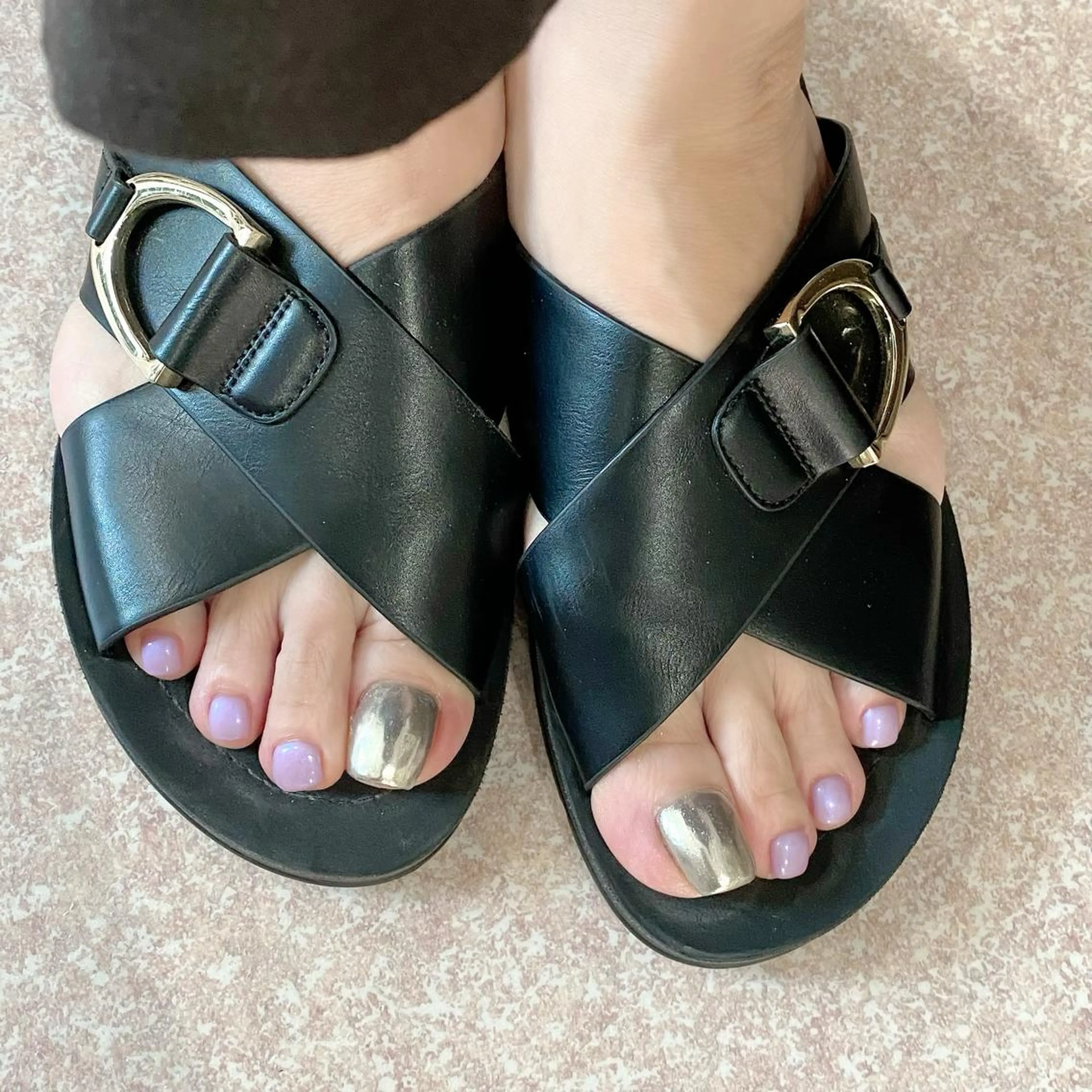 ショート カラー パーマ ヘアアレンジ メンズ キッズ ネイル マツエク・マツパ フットネイル ミラーネイル 夏ネイル フットネイル Salon Ｋのネイルデザイン