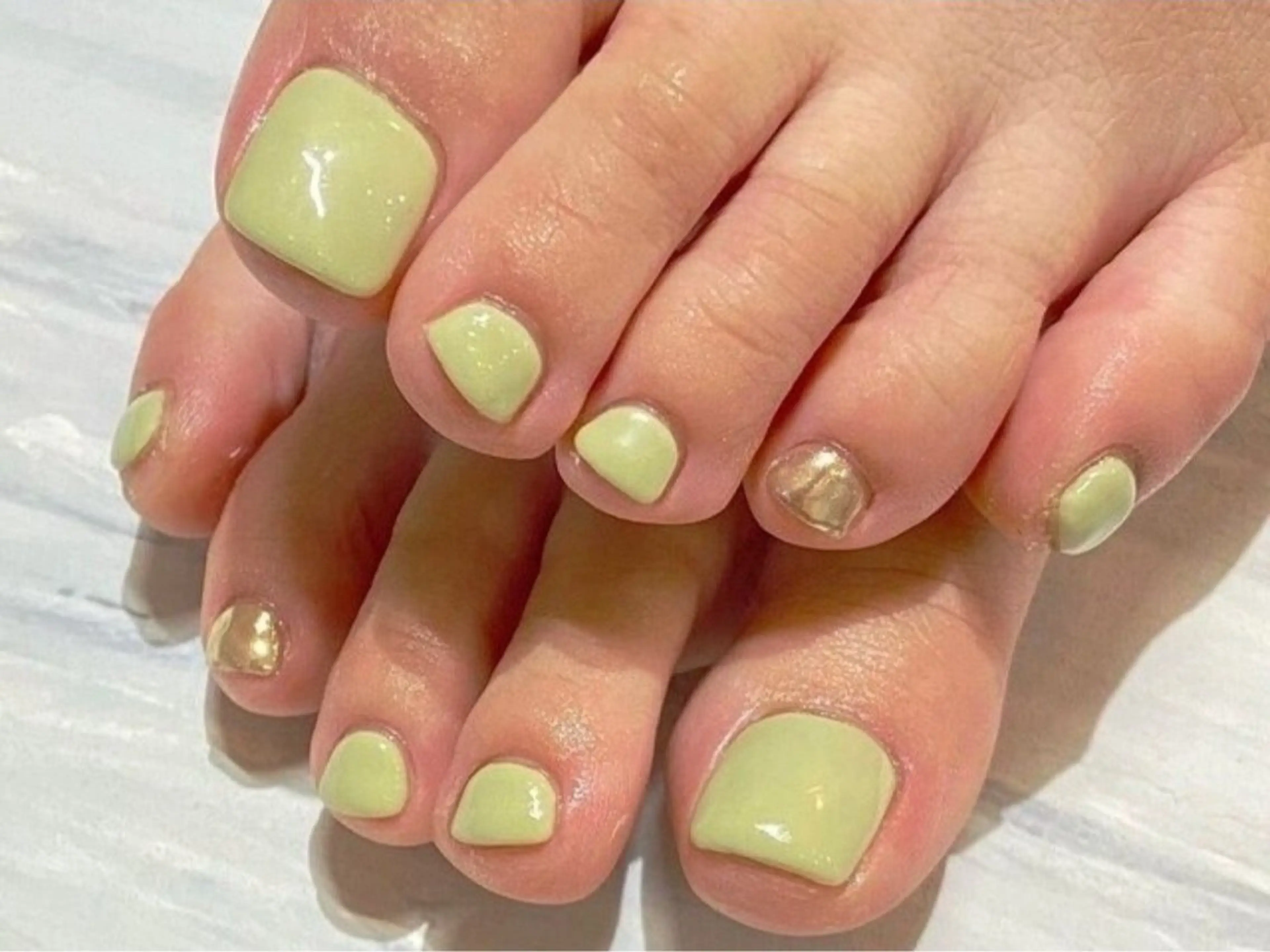 ネイル フットネイル nail salon blancheのネイルデザイン