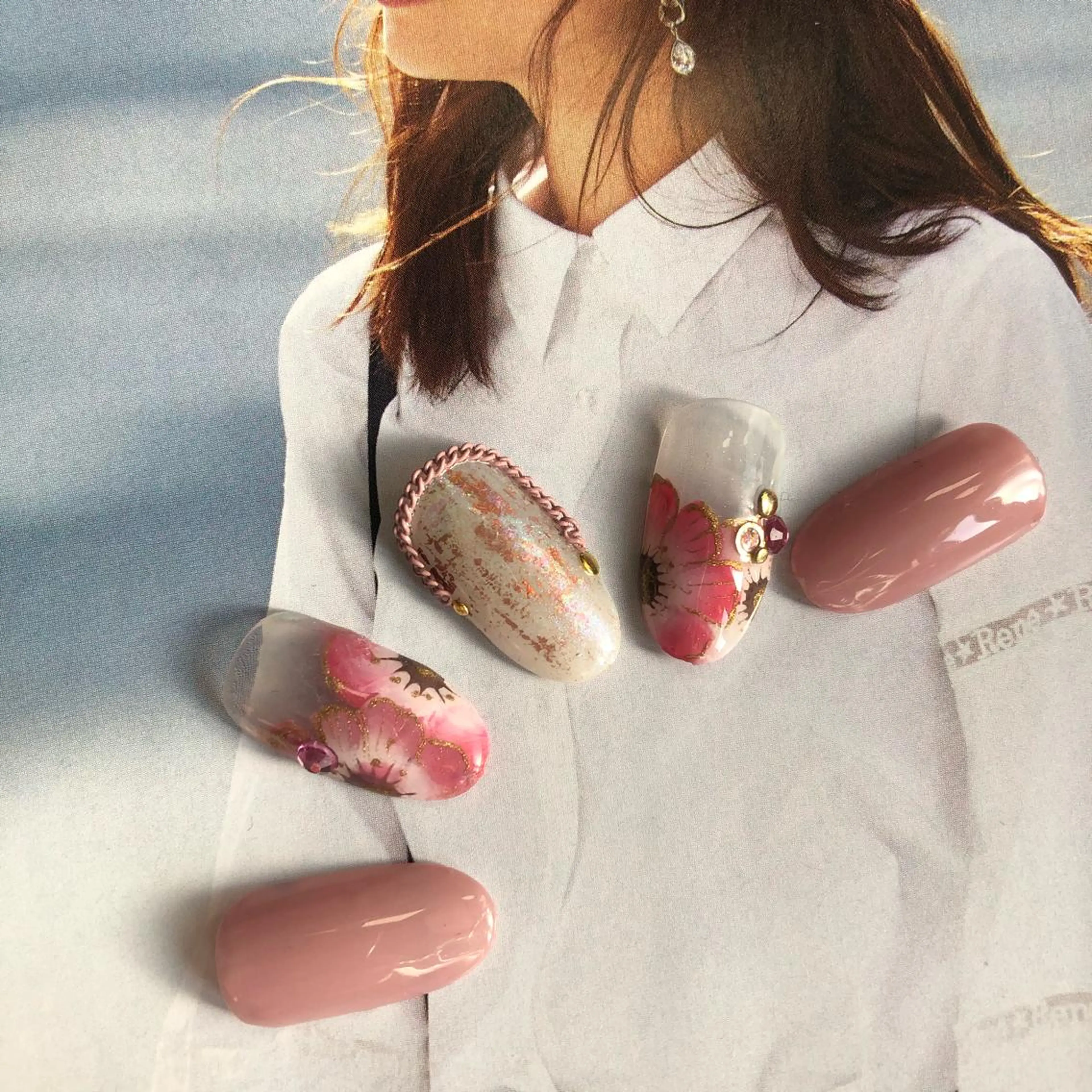 ネイル arm in arm ︎✿Yamamotoのマツエク・マツパデザイン