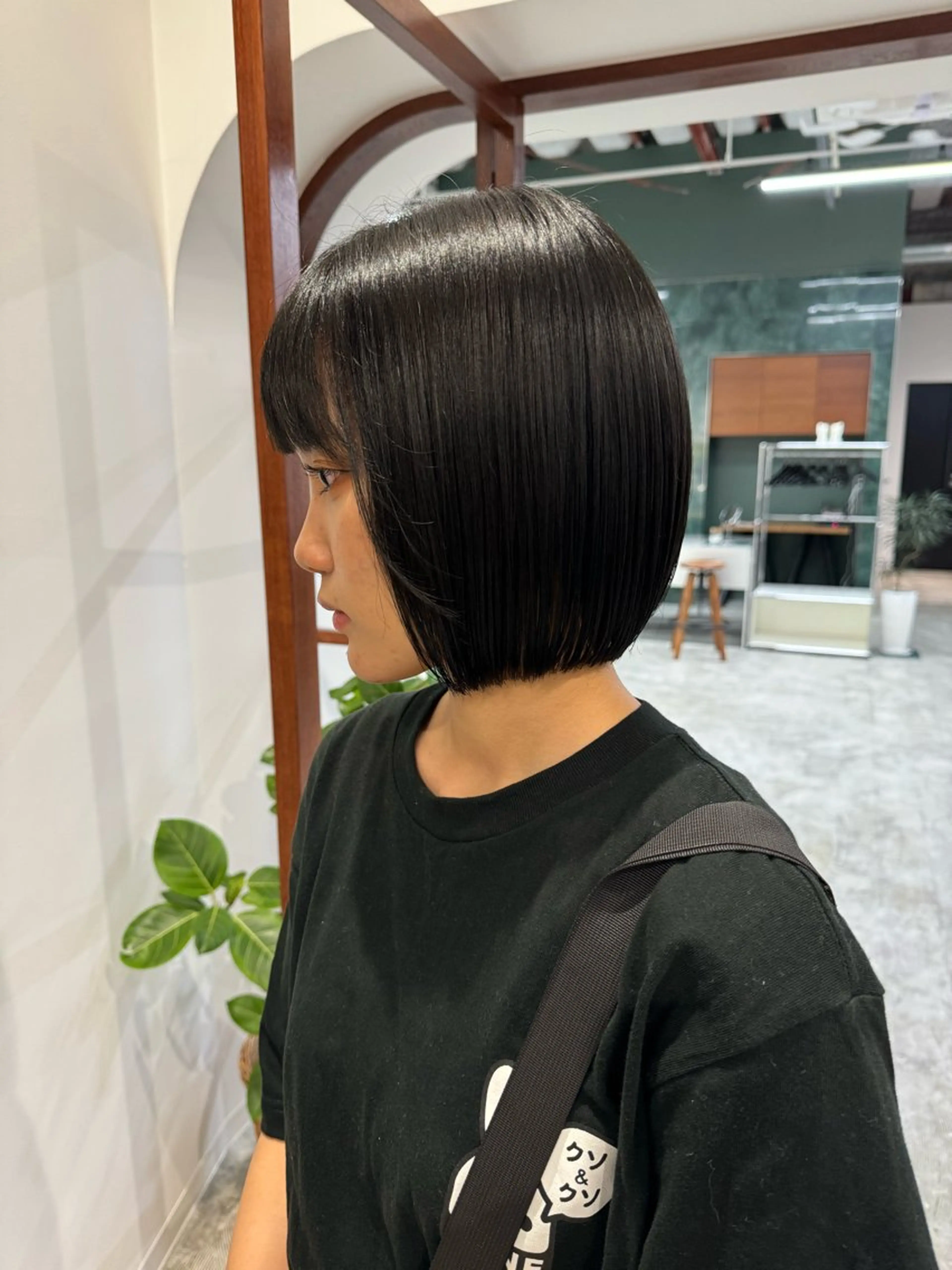 ミディアム 切りっぱなしボブ ボブ あゆみ /sopiのヘアスタイル