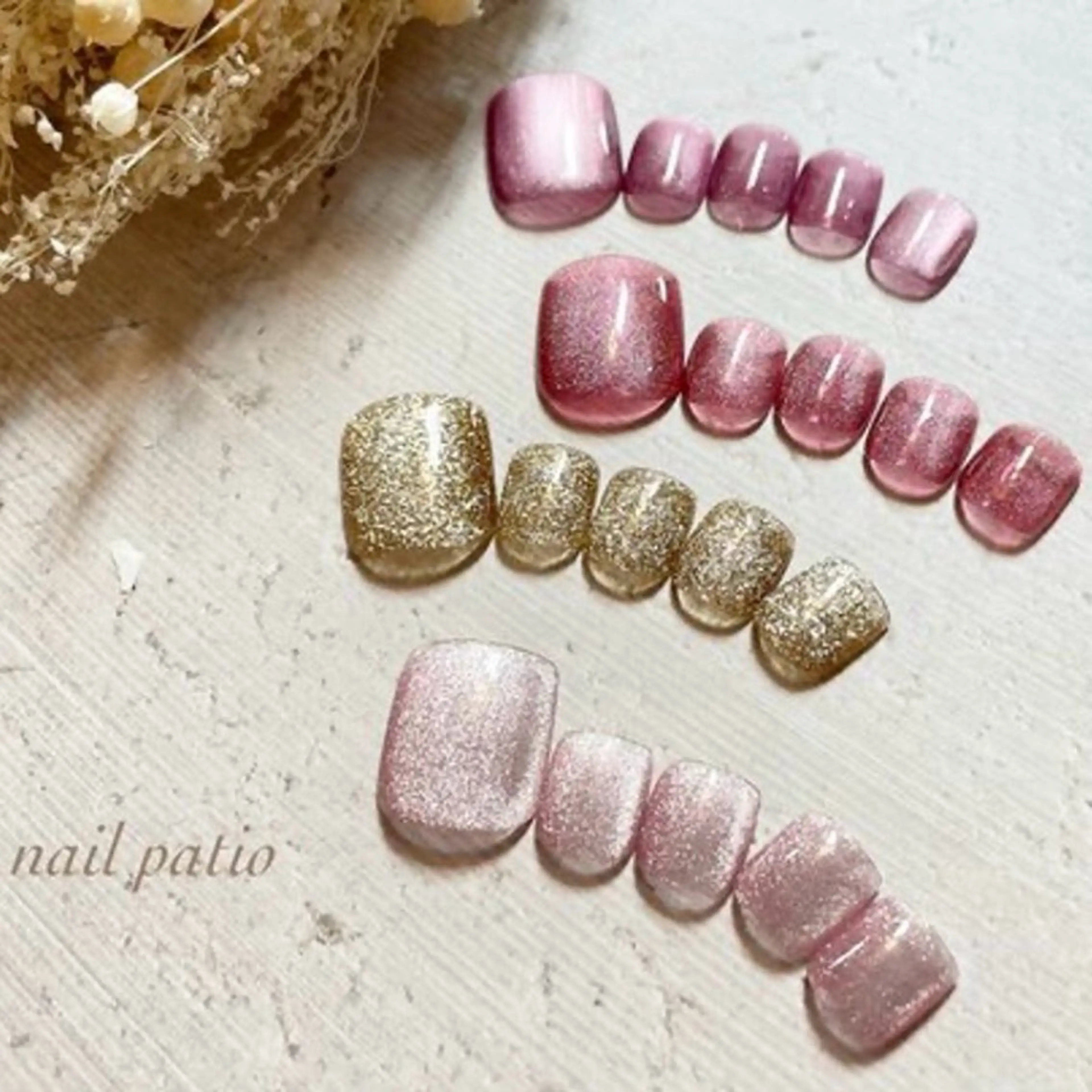 ネイル フットネイル nailpatio kaoriのネイルデザイン