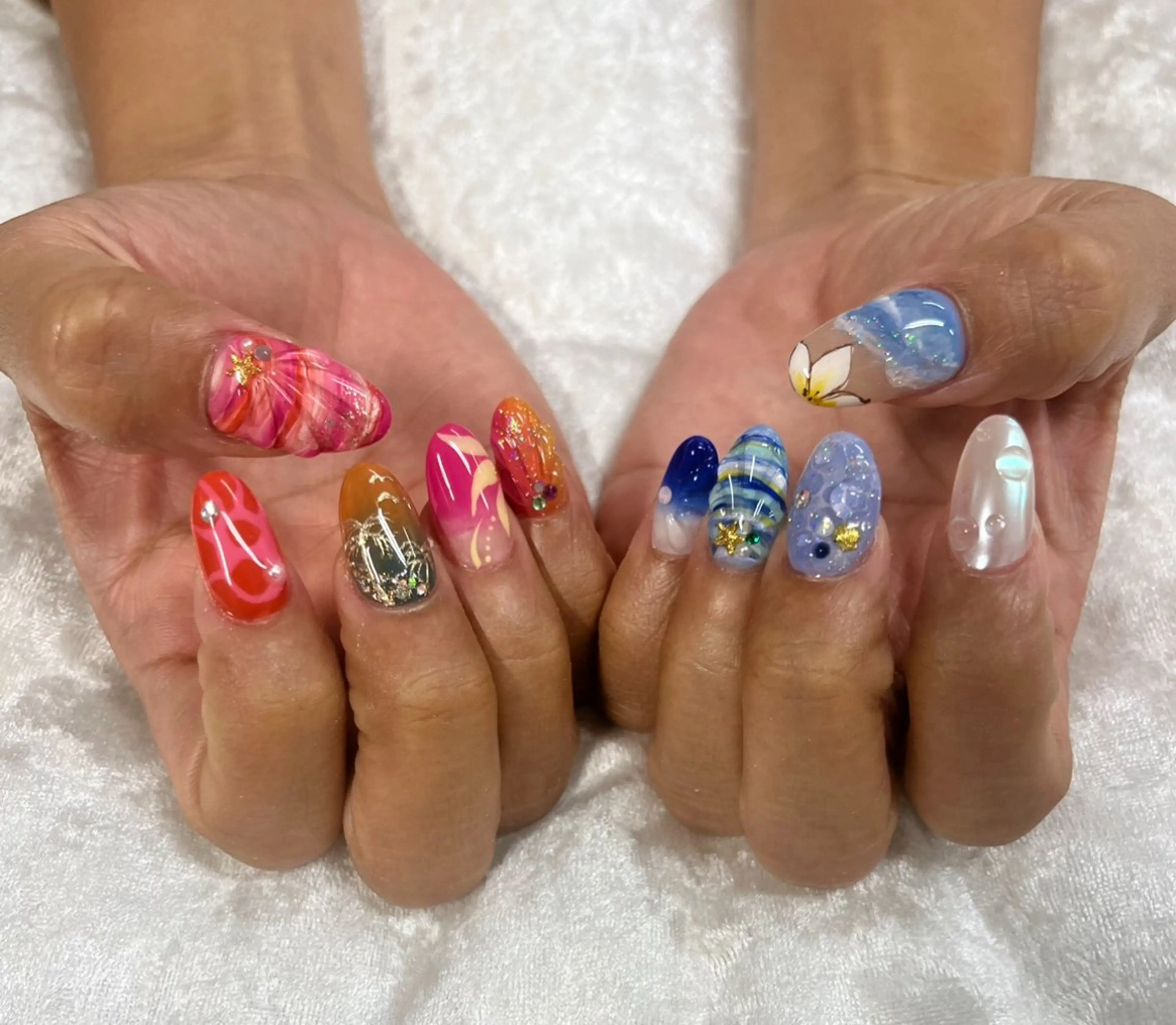 ネイル アートネイル ネイルチップ ハンドネイル Belle Nail NAOH.のネイルデザイン