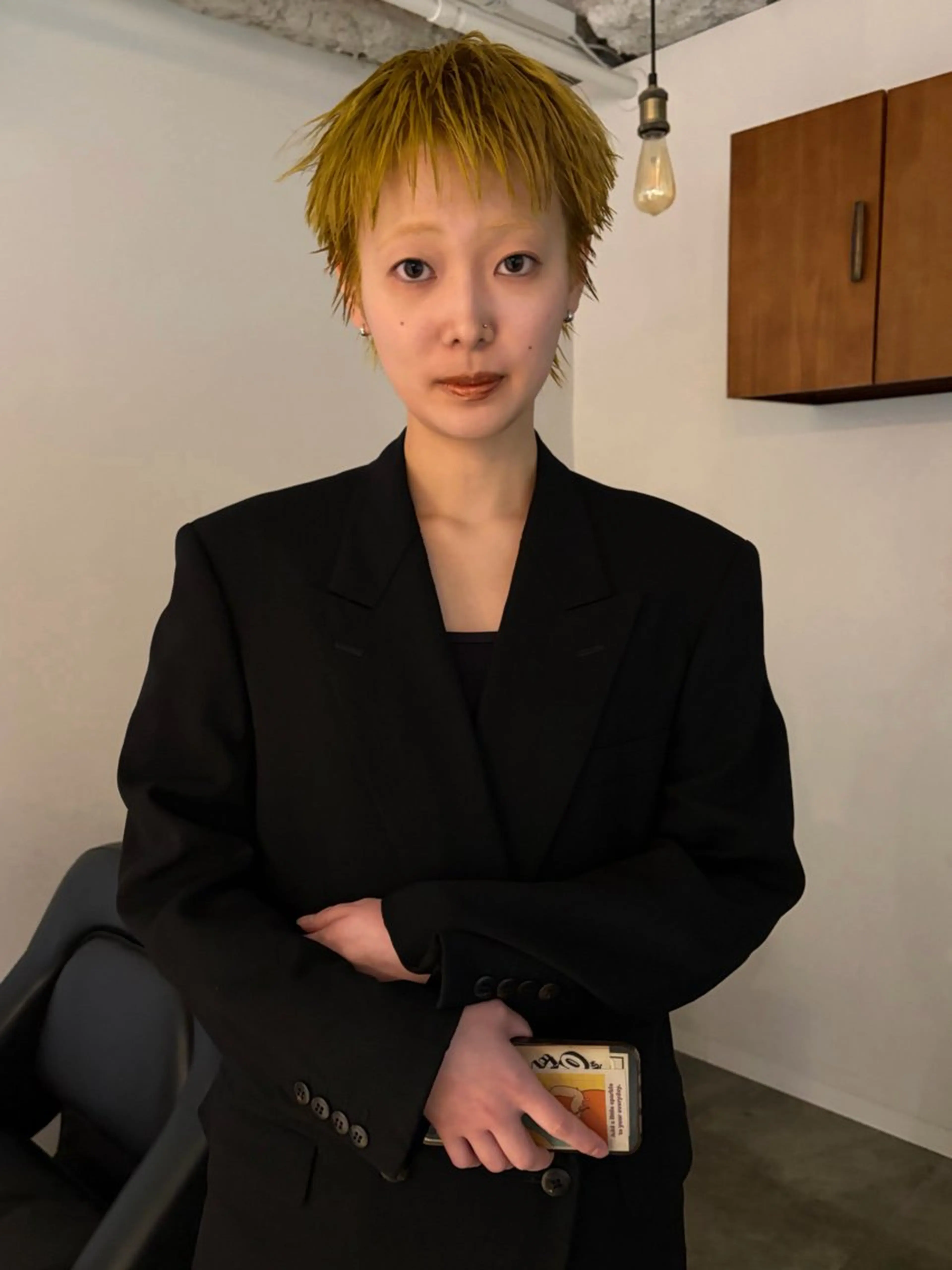 ショート カラー ショートヘア カット ヘアカラー トリートメント Loom.所属・村上雅人 ナチュラルモードのヘアスタイル