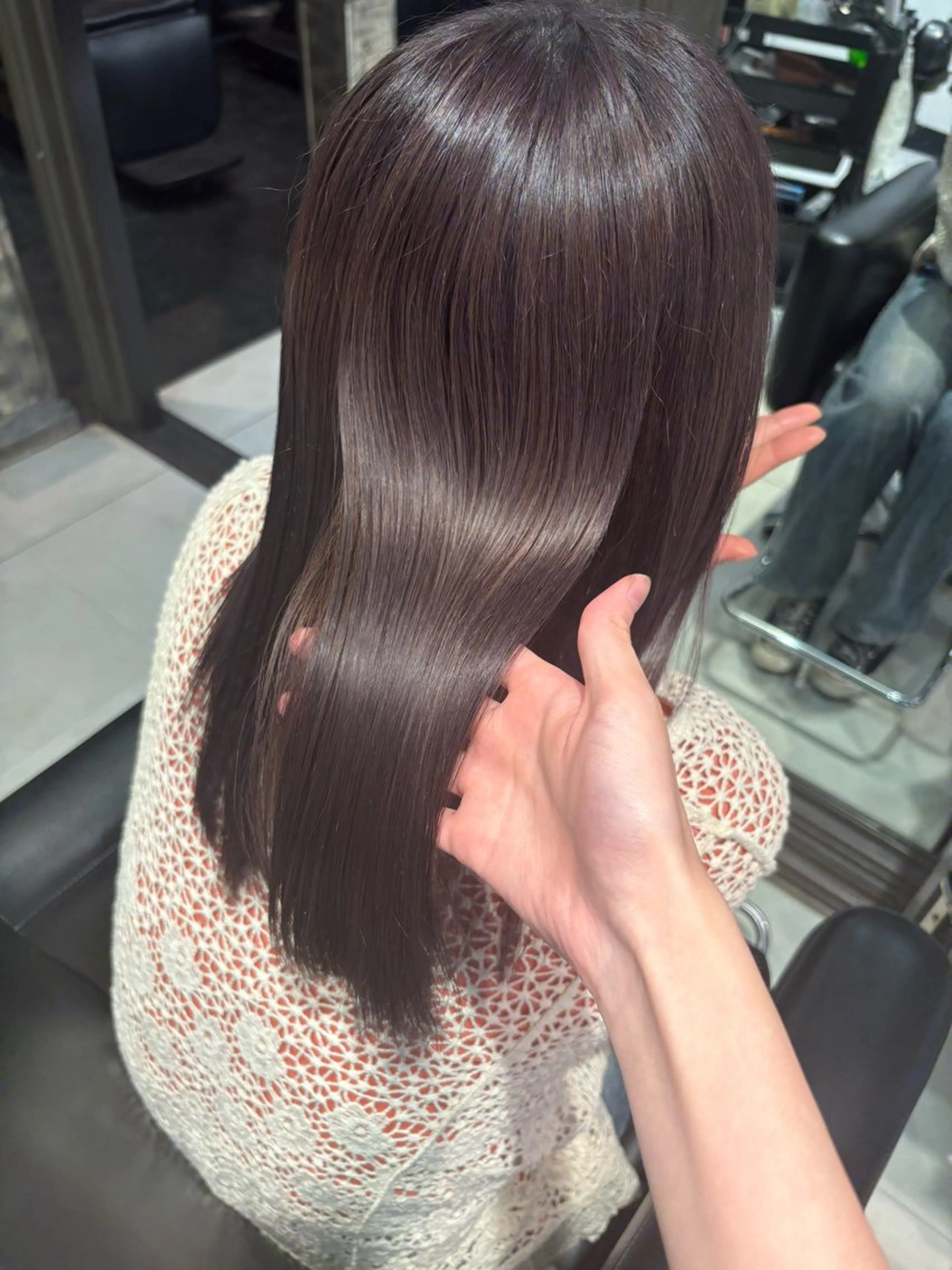 ミディアム 板橋 縮毛矯正モデル ︎🪄︎︎✨/大室凜のヘアスタイル