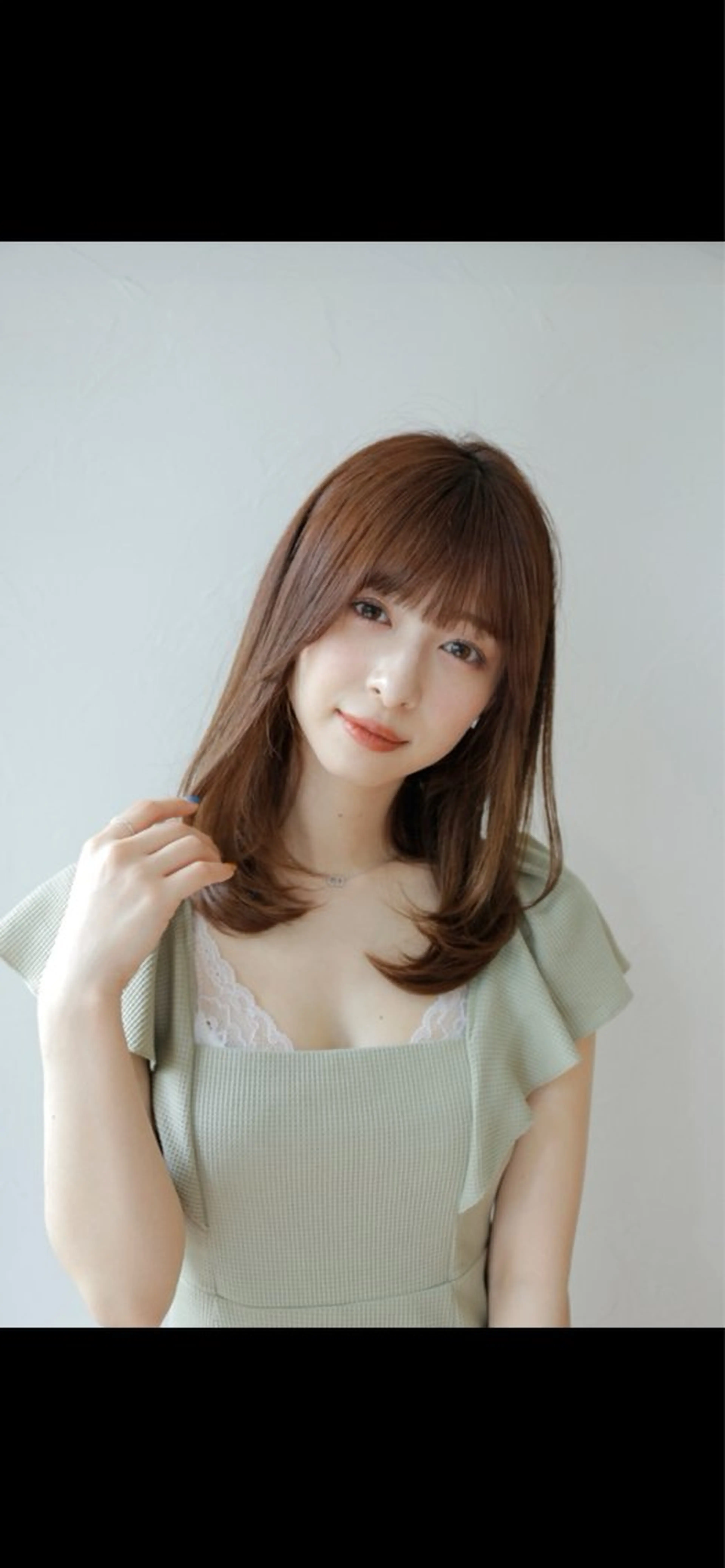 ロング 柏木 輝仁のヘアスタイル