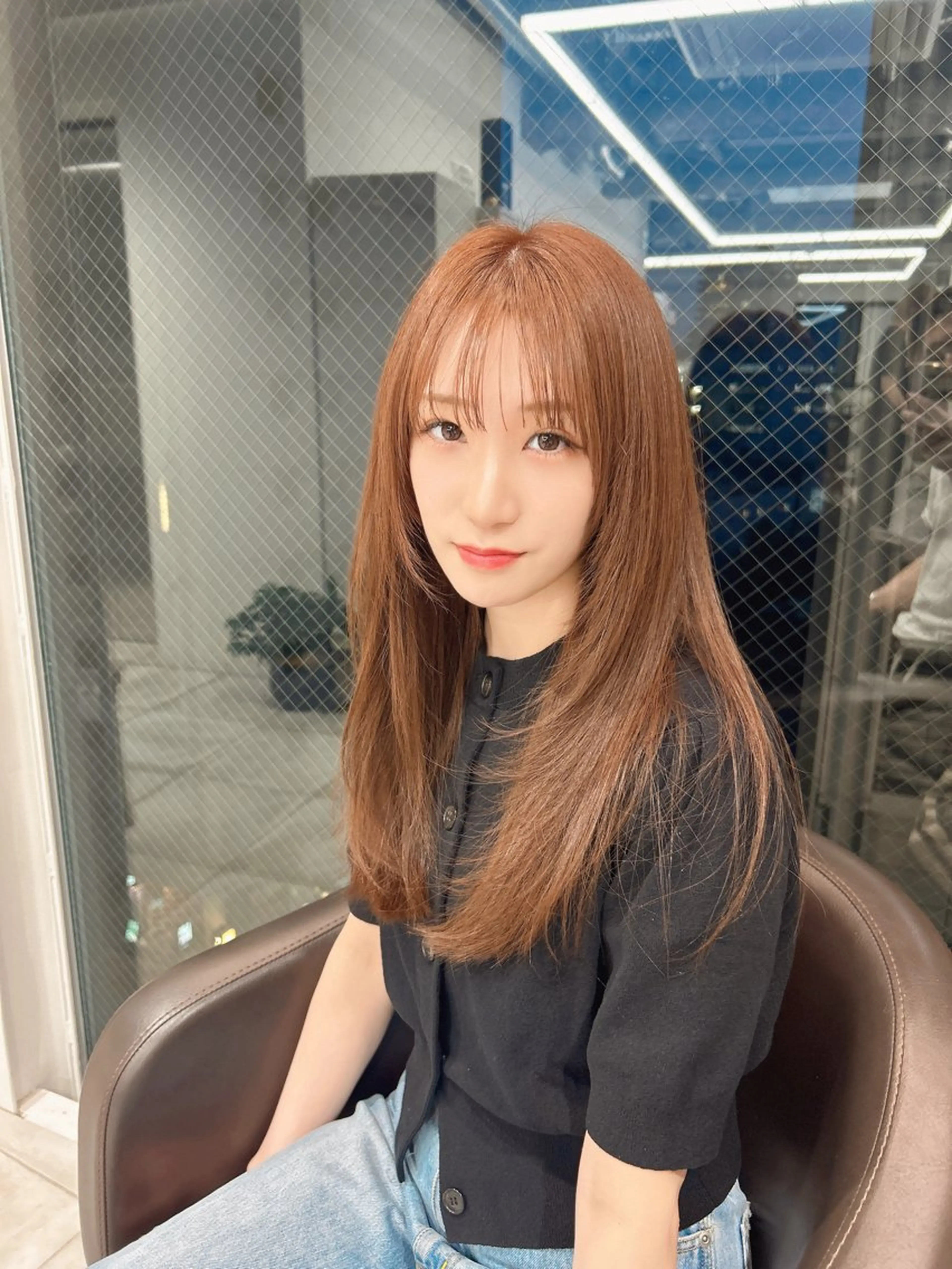 ミディアム カラー ヘアアレンジ カット ヘアカラー トリートメント 【代表】 たき〜のヘアスタイル