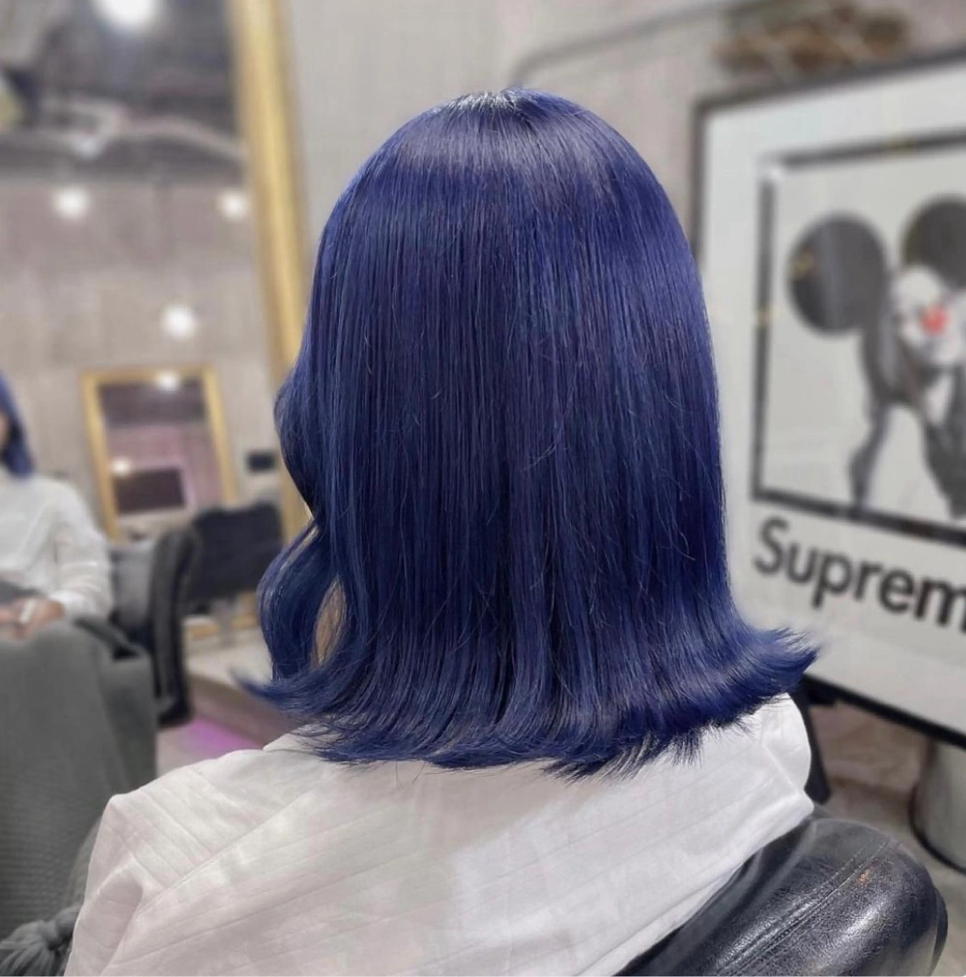 ミディアム カラー ブロンド シルバー MIRAC所属・Ryoichi⛓️ 韓国ヘア/ハイトーンのヘアスタイル