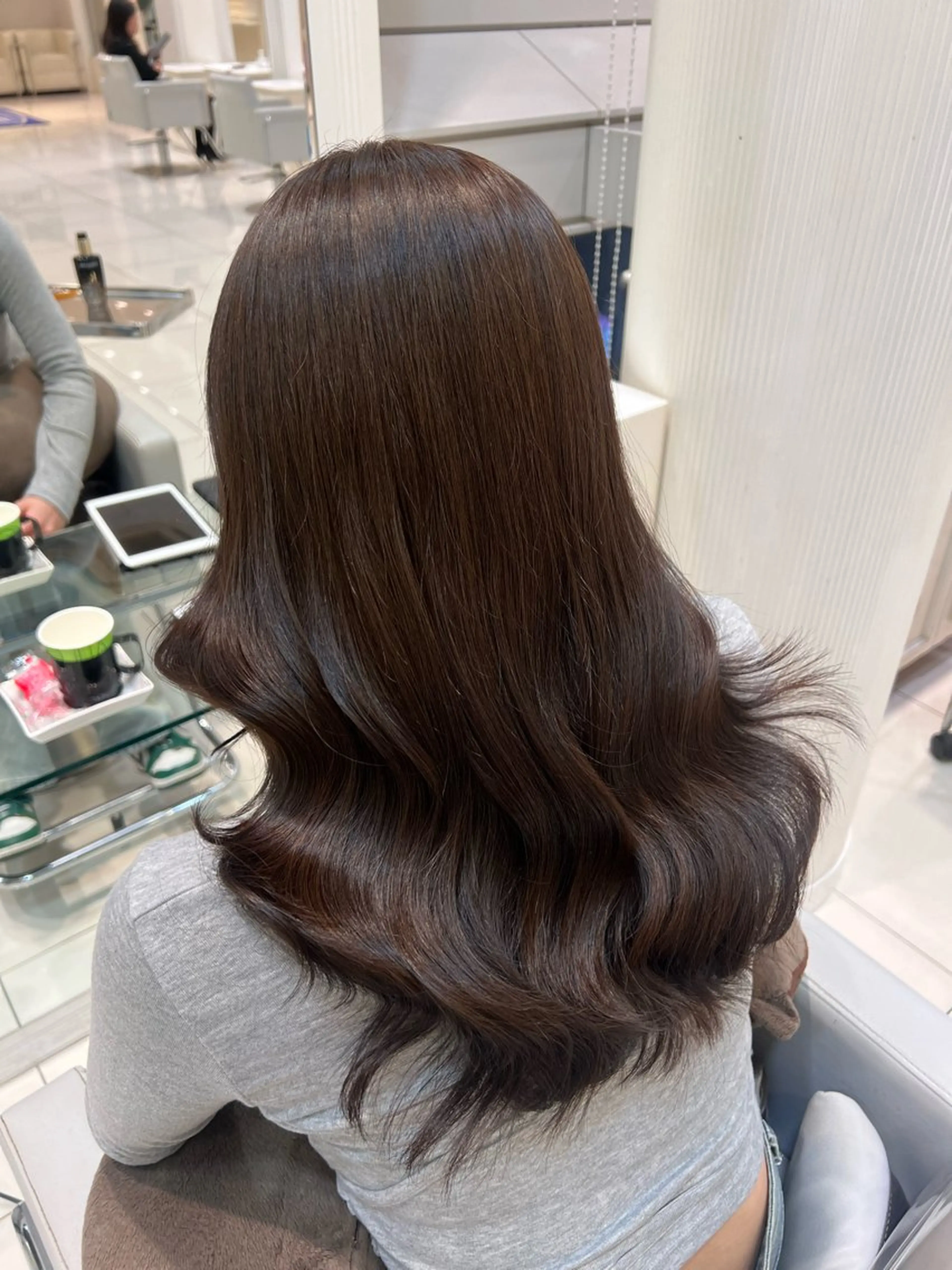 ロング カラー ブラウンカラー ナチュラルブラウン Ash 銀座店所属・銀座/カラー 🎀momo🎀のヘアスタイル