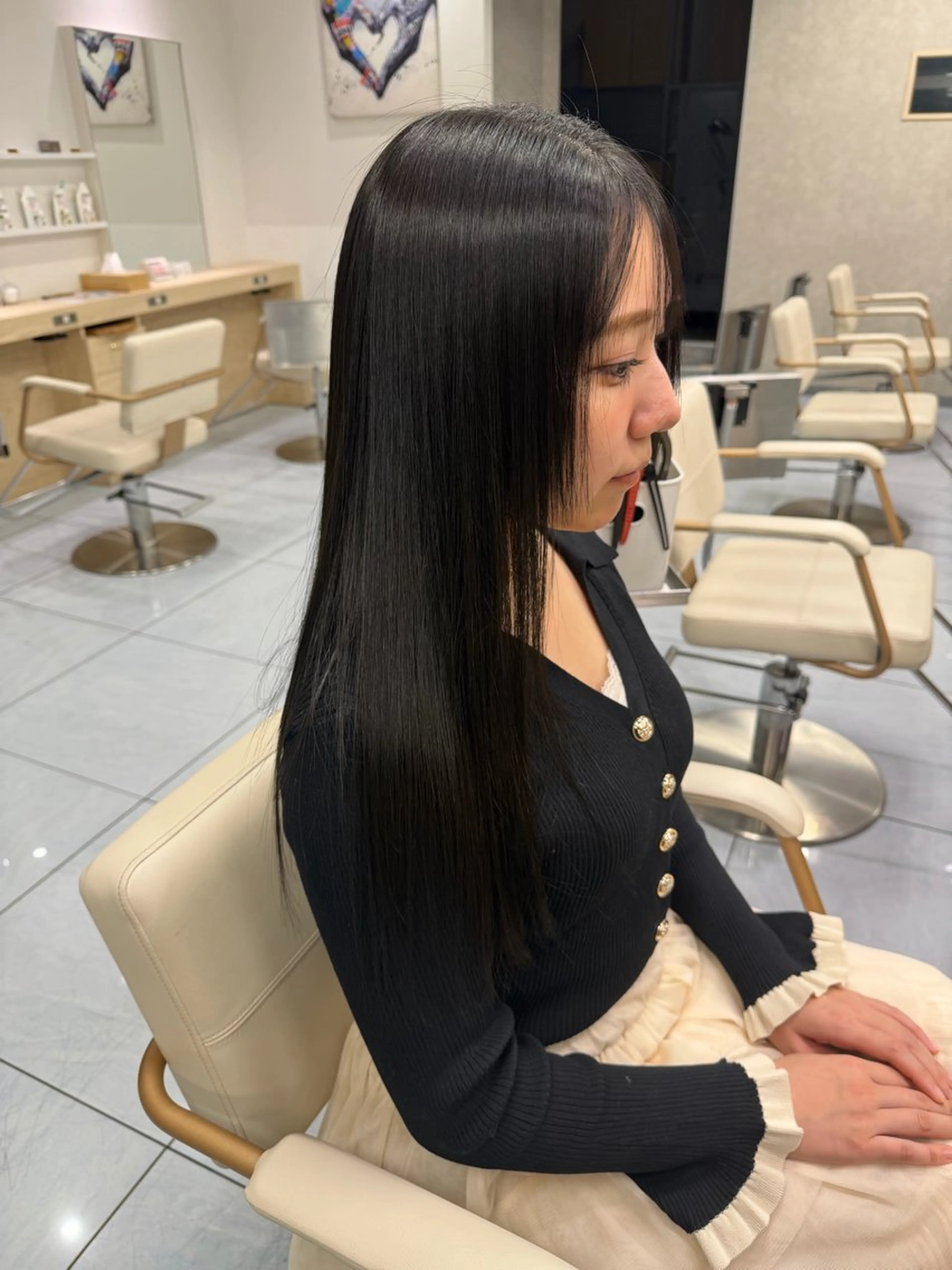 カラー パーマ ヘアカラー 縮毛矯正 髪質改善/縮毛矯正 /ブリーチ矯正/岡部のヘアスタイル