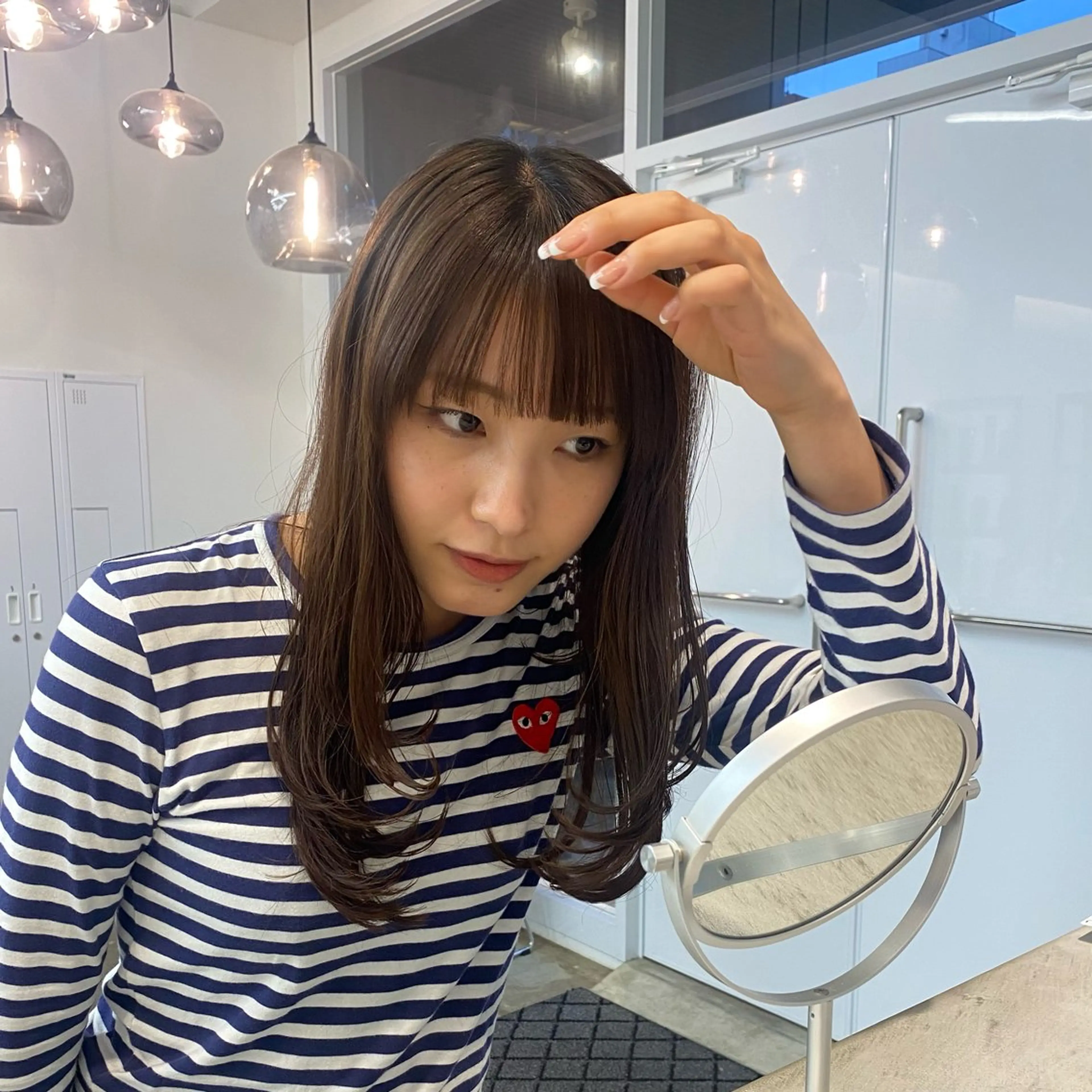 ロング レイヤーカット clear of hair　 池下店所属・川角 しなのヘアスタイル