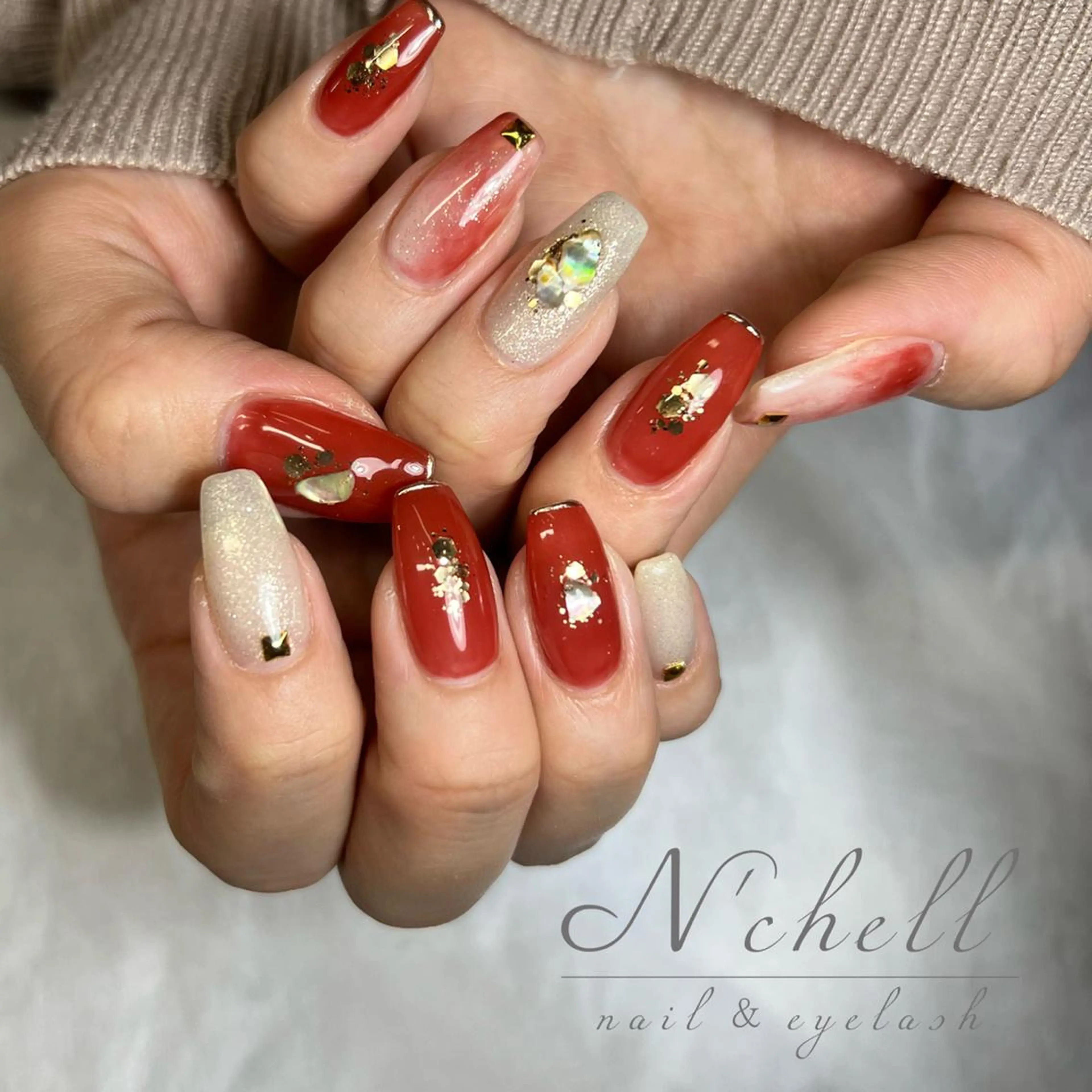 ネイル ハンドネイル Nailist Aoiのネイルデザイン