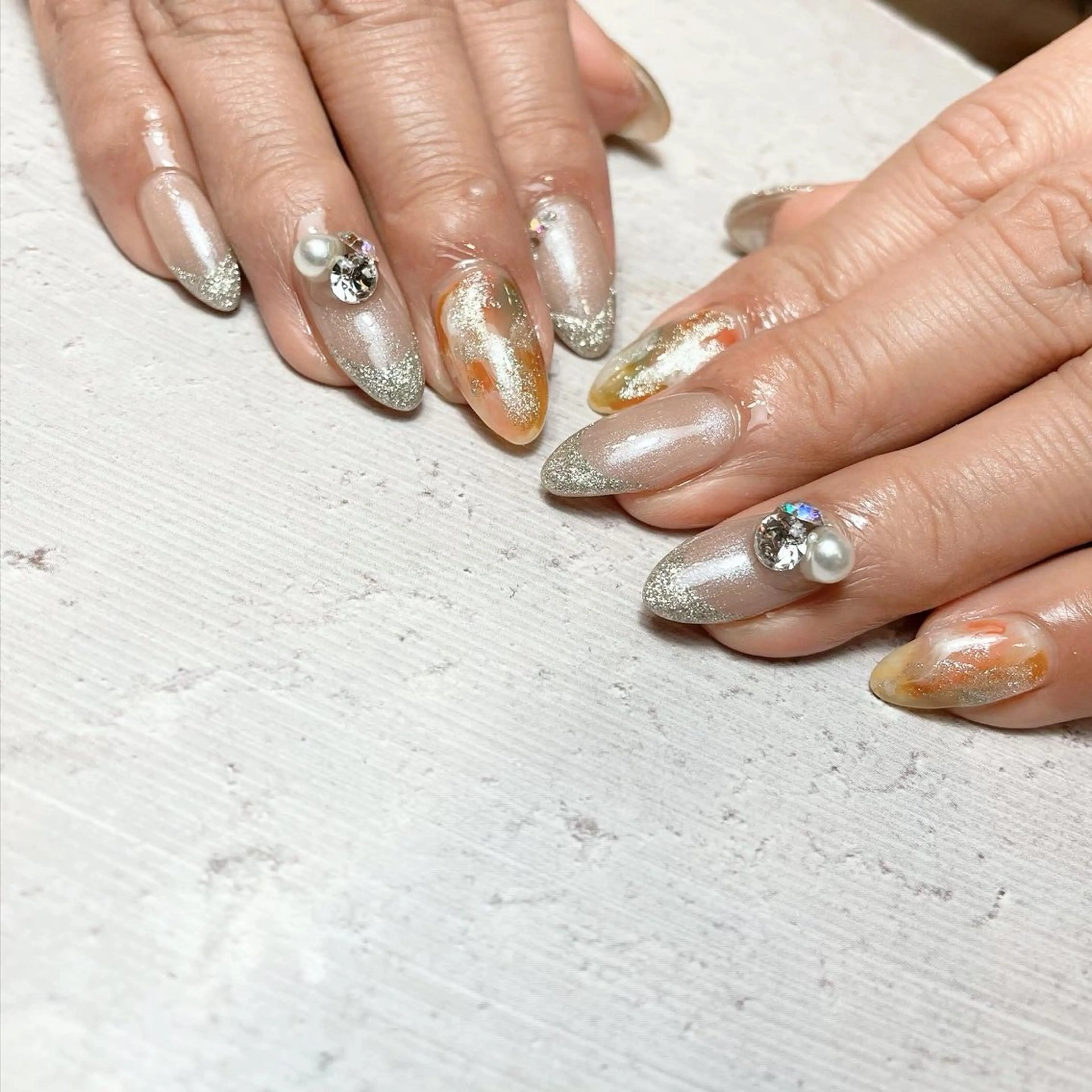 ネイル ハンドネイル nail&eyelash mate所属・京都/東向日/桂 ayumiのネイルデザイン