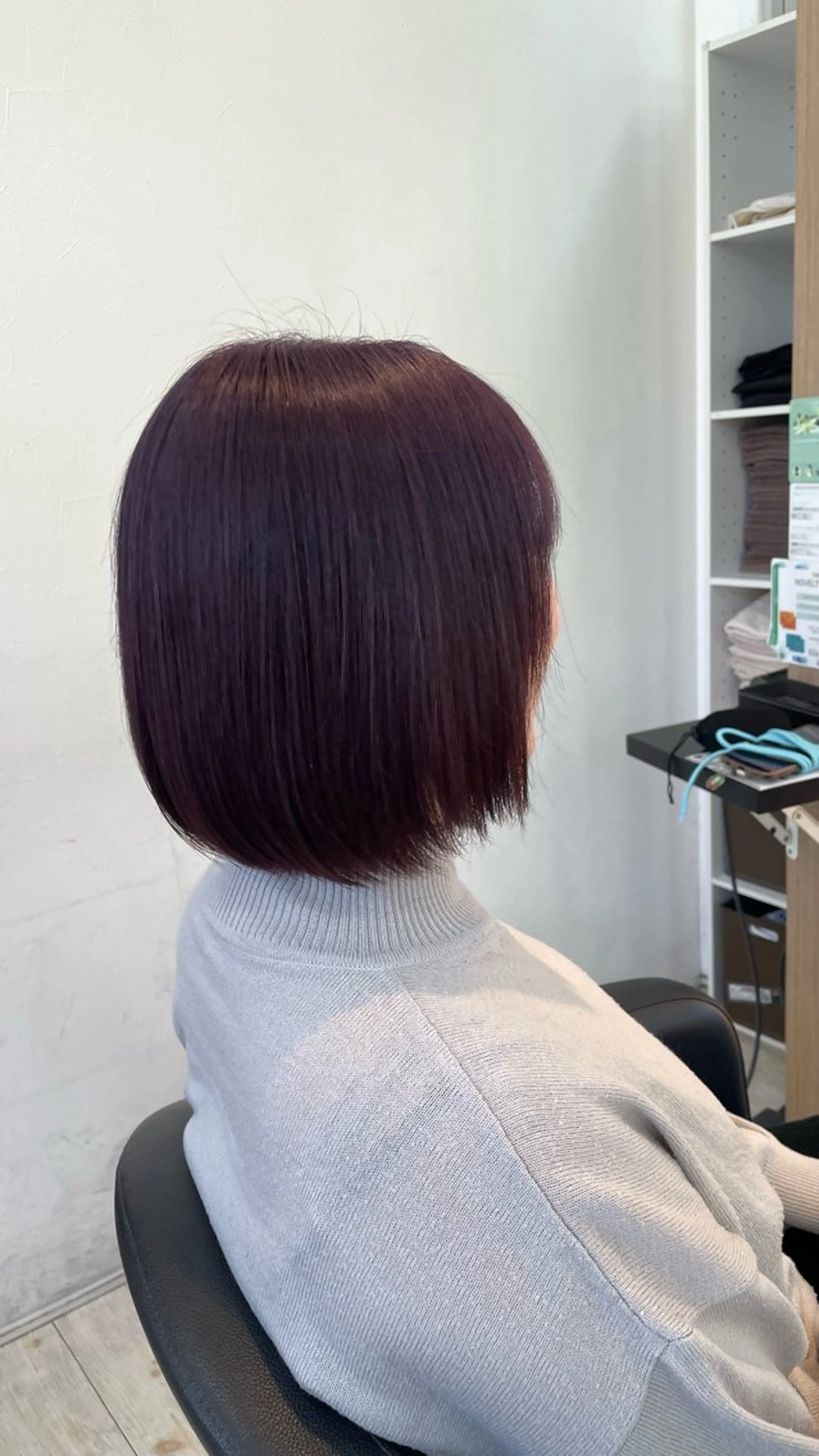 ショート カラー ブリーチ ラベンダーカラー カット ヘアカラー トリートメント ブリーチ/髪質改善/ ハイトーン/暖色のヘアスタイル