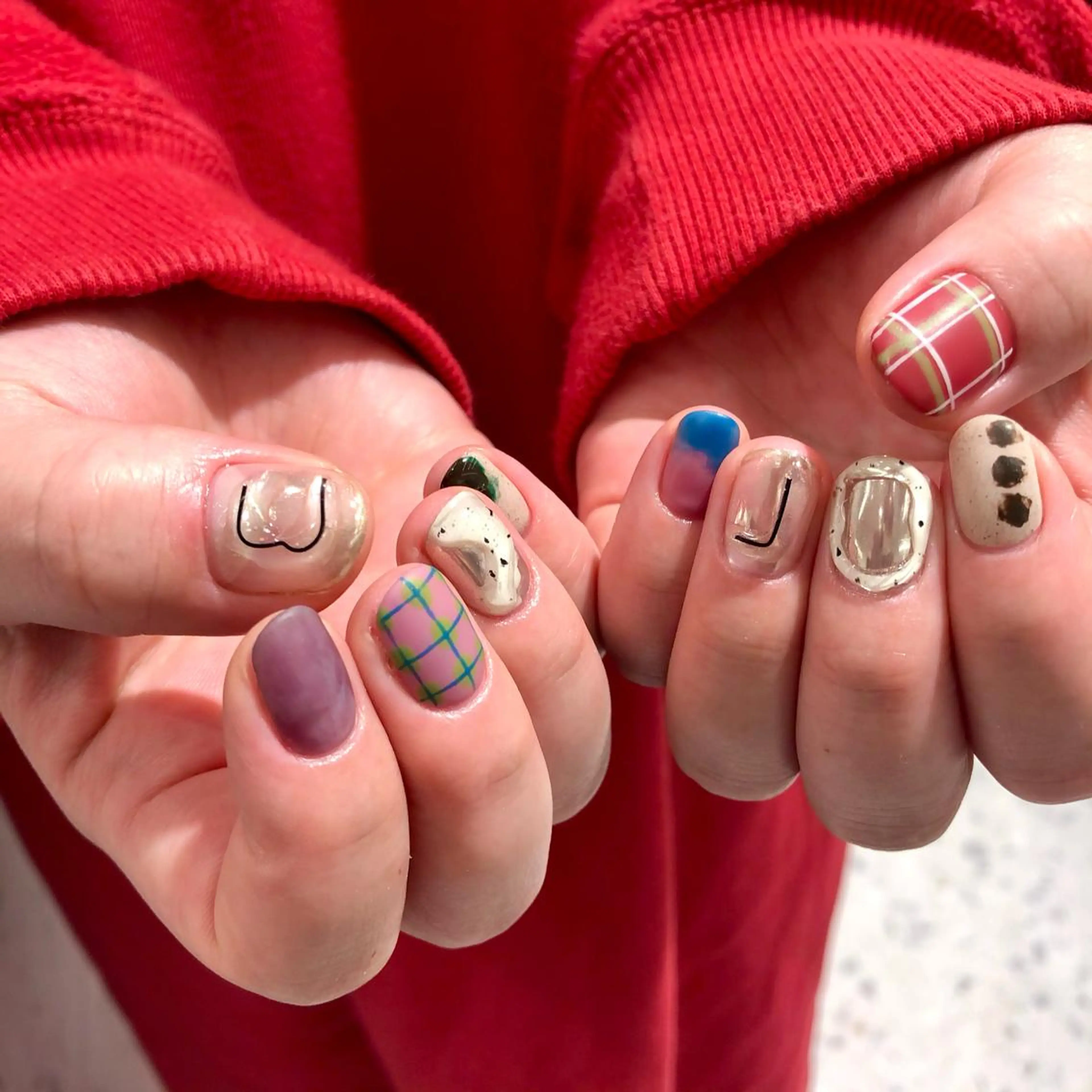 ネイル ハンドネイル 🧁🥕 asukaのネイルデザイン