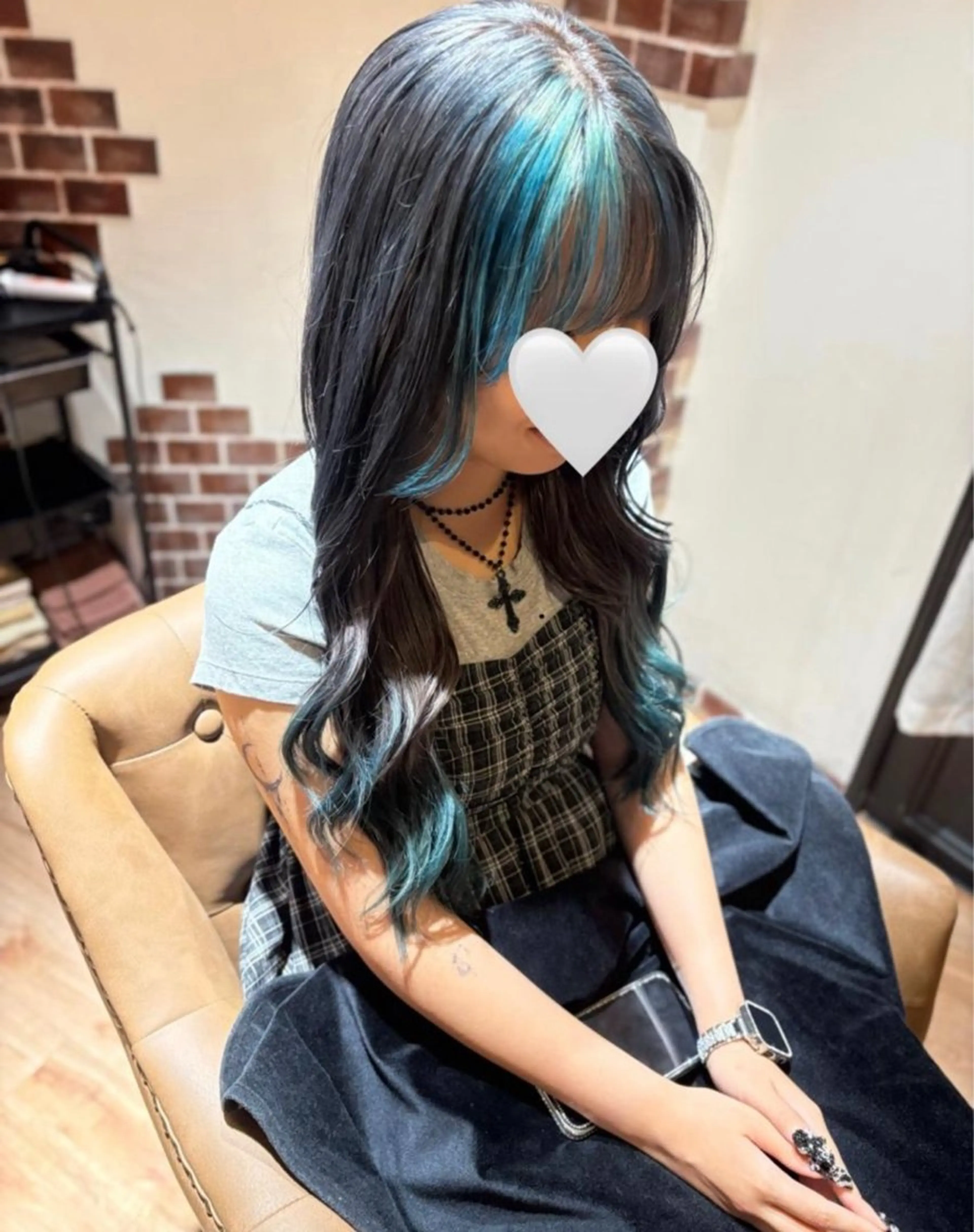 カラー ヘアカラー 梶 瑞希のヘアスタイル