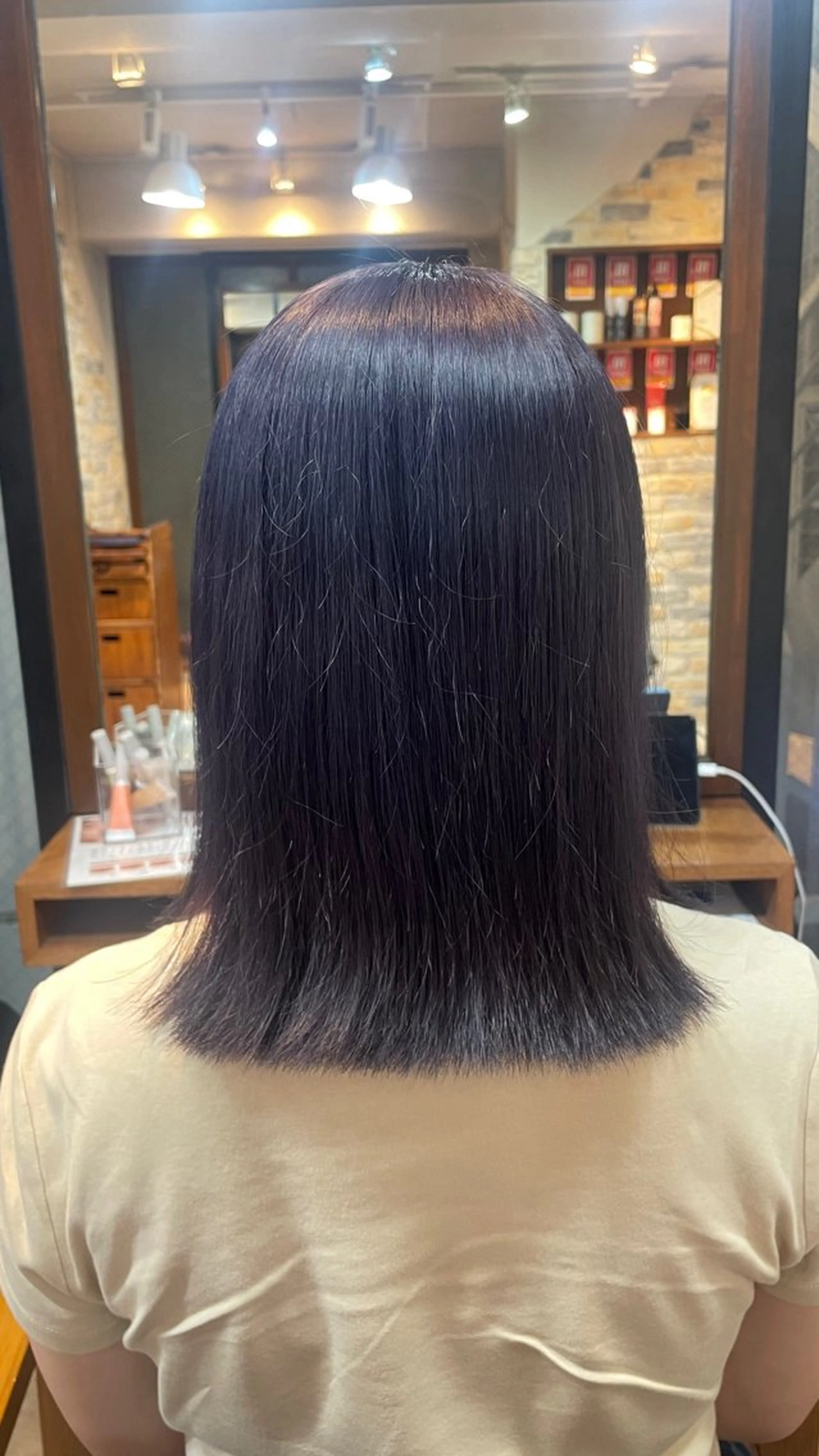 ミディアム カット ヘアカラー ショート✂︎ ゆるパーマKANOのヘアスタイル