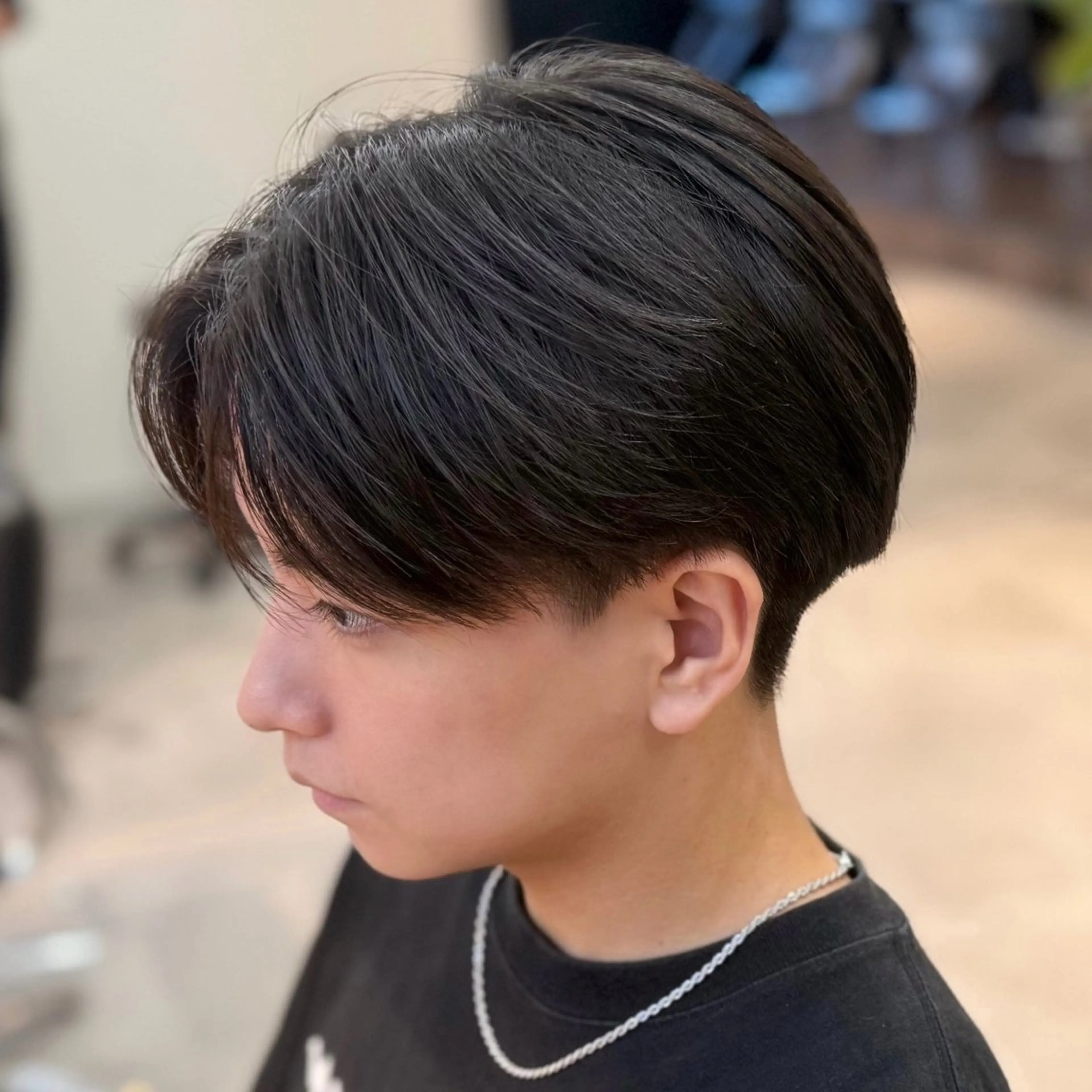 🪼メンズ版髪質改善🪼メンズカット+曲がる縮毛矯正+1STEPトリートメントトリートメント[MEN'S/千葉駅]の写真