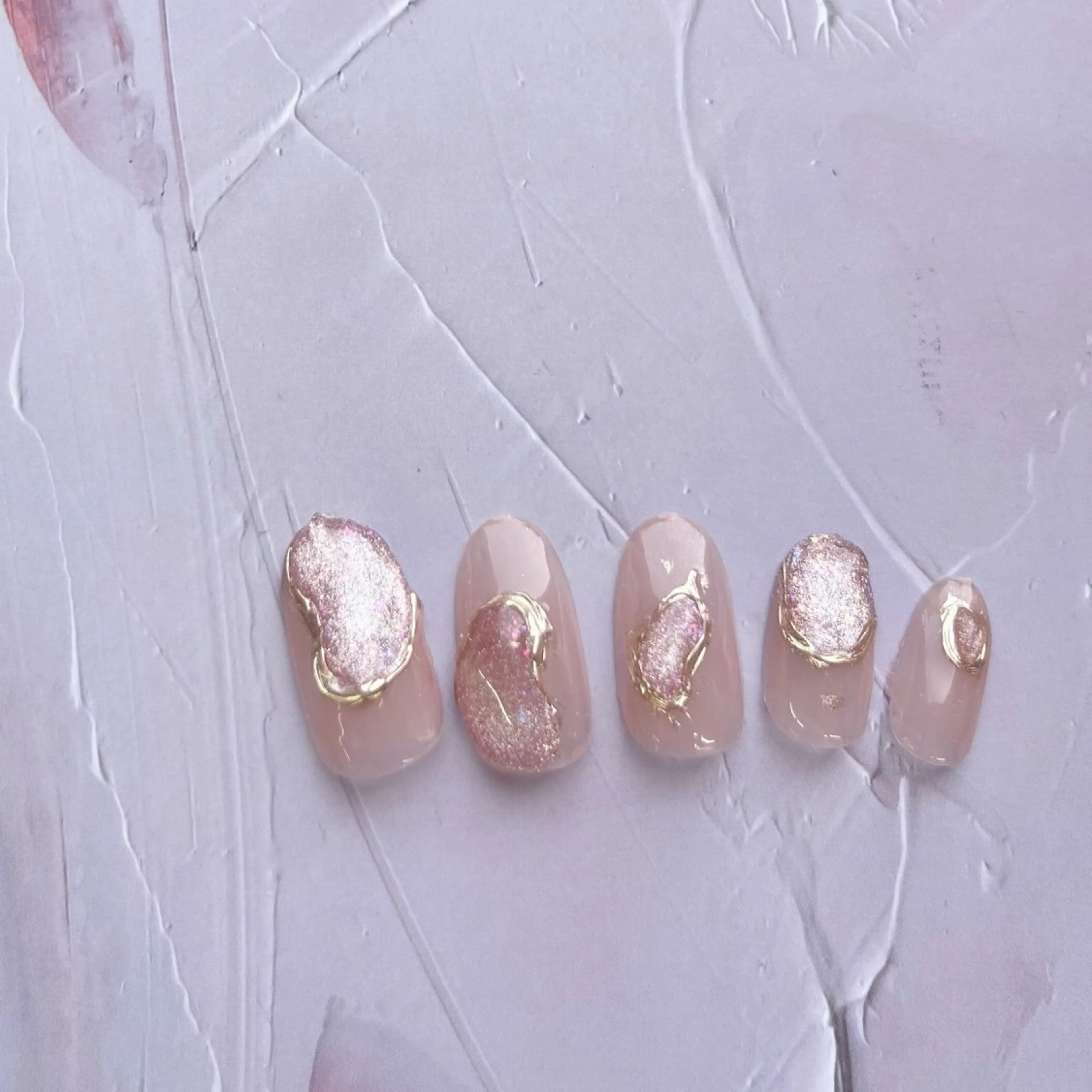 ネイル フラッシュネイル フットネイル ジェルネイル ラメ(グリッター) ラメグラデーション ハンドネイル beautysalonLino所属・ネイルサロン ⭐︎Linoのその他イメージ