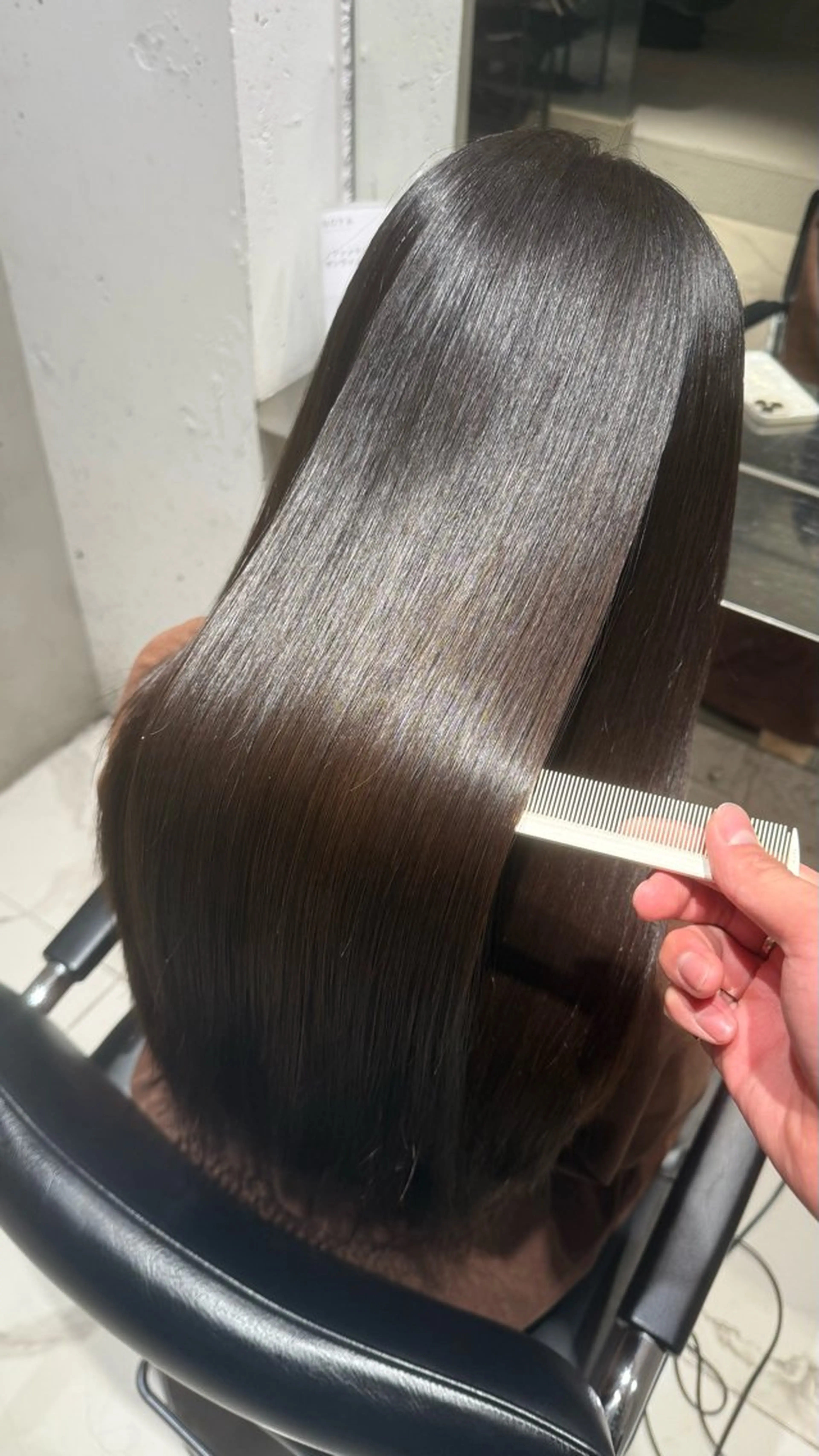 ロング 髪質改善 トリートメント 🫆似合わせカラー/ ケアカラー/泰玖のヘアスタイル