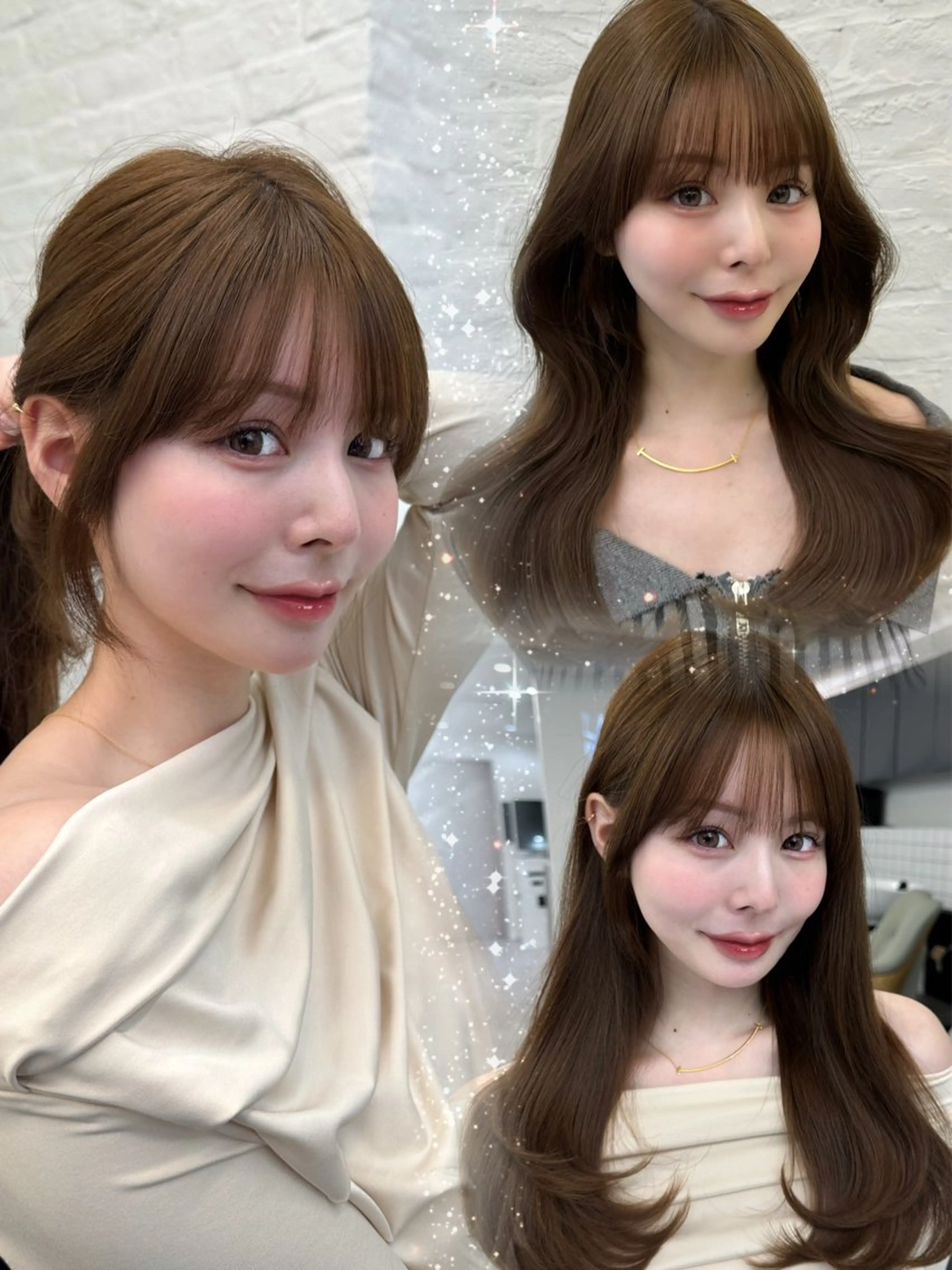 セミロング 映える顔まわり/前髪 特化 💗 ユキマのヘアスタイル